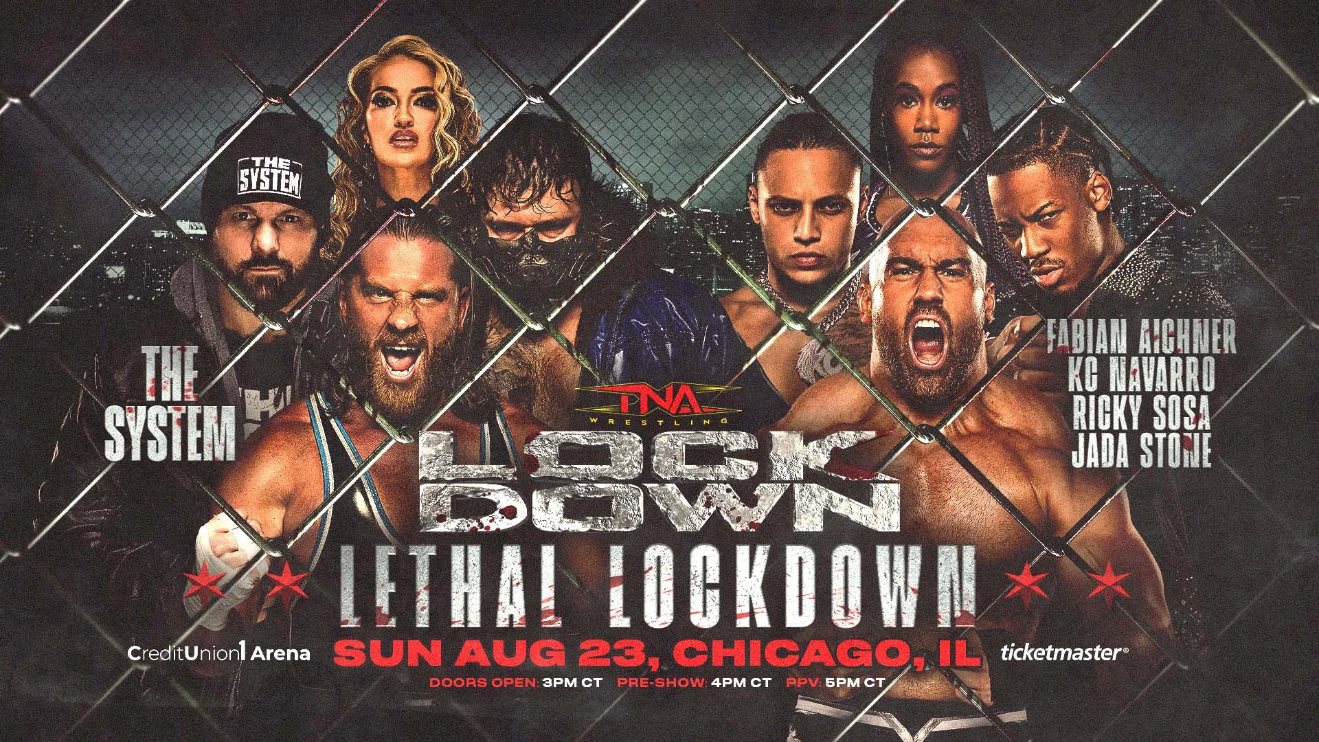 TNA Lockdown - Sunday, August 23, Chicago, IL