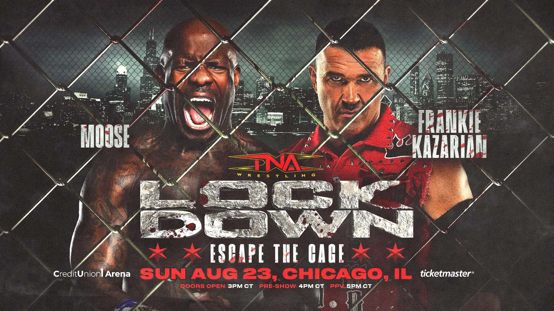 TNA Lockdown - Sunday, August 23, Chicago, IL