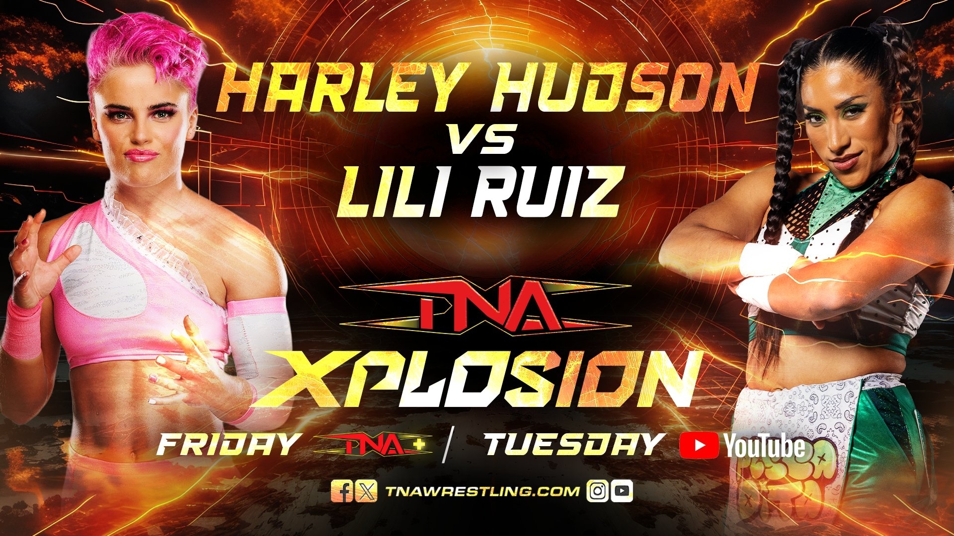Harley Hudson Battles Lili Ruiz on Xplosion