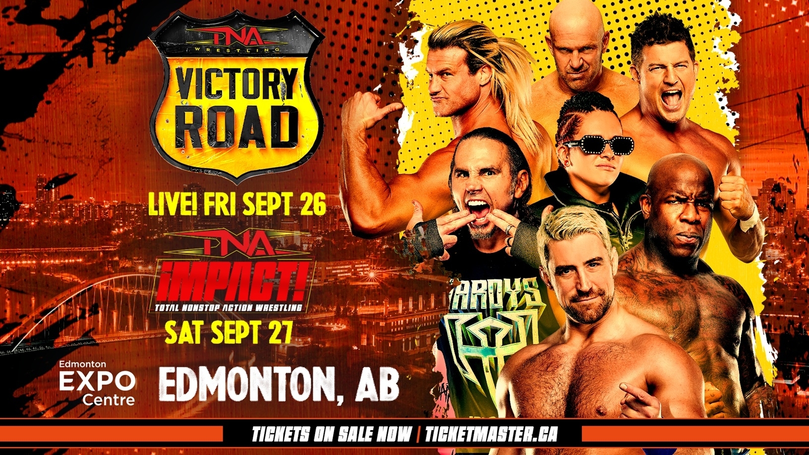 TNA Wrestling Live Events In Edmonton on September 26-27 Expanding, Options To Meet & Greet TNA Stars Aplenty