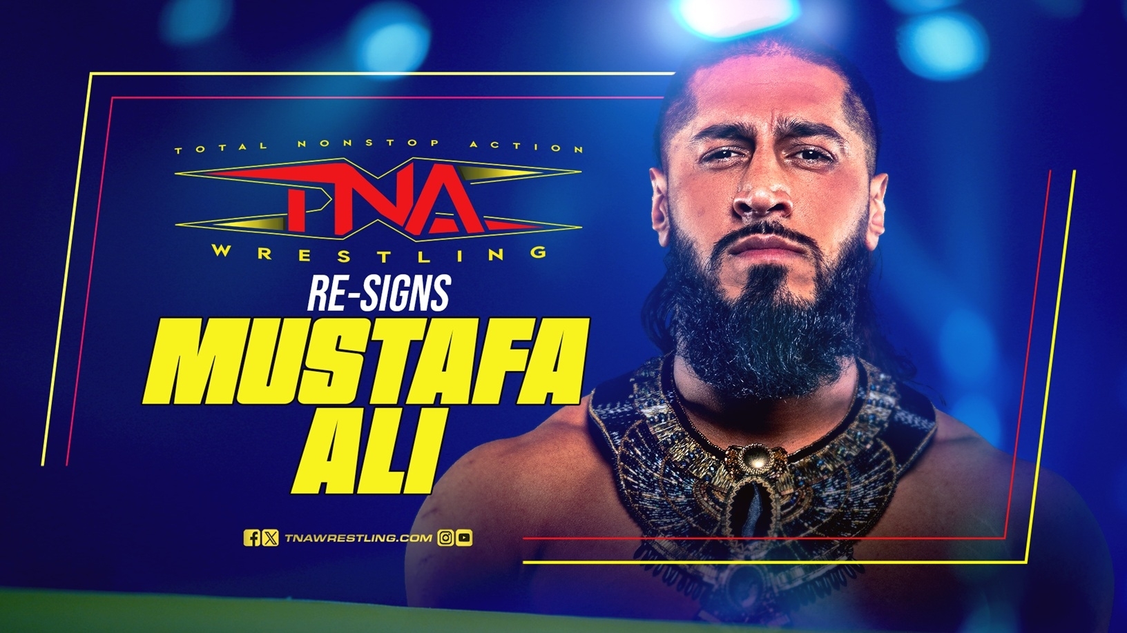 Mustafa Ali Re-Signs With TNA Wrestling