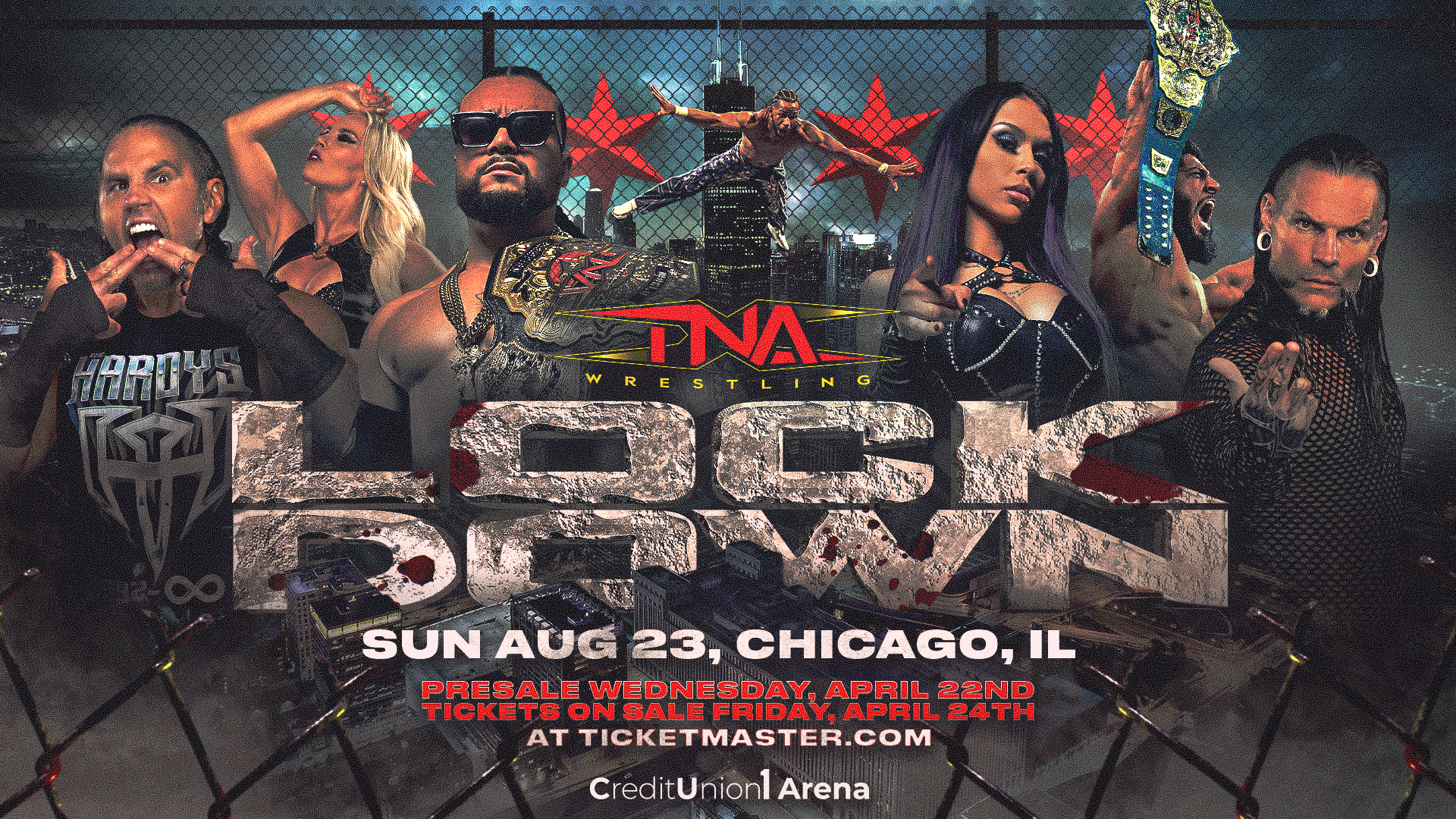 TNA Wrestling Revives Lockdown, An Iconic Pro Wrestling Event With All Matches Held Inside A Steel Cage, on Sunday, August 23 In Chicago