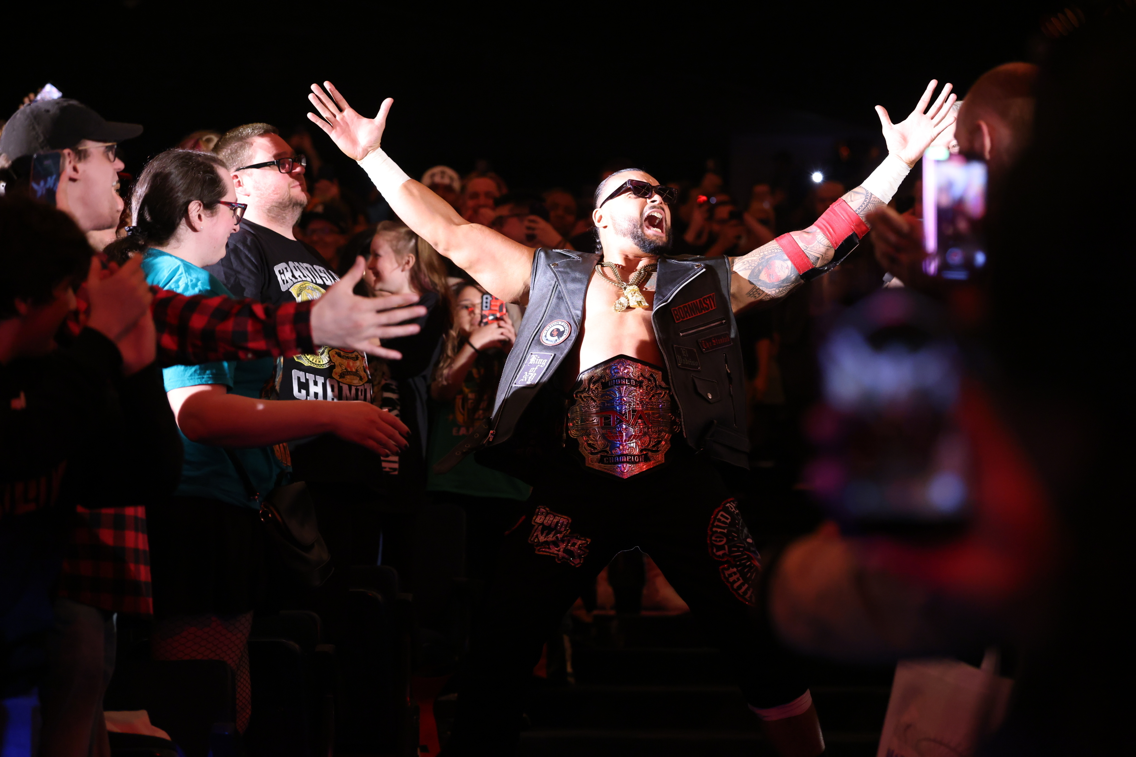 TNA World Champion Mike Santana and OTM takedown DarkState on NXT!