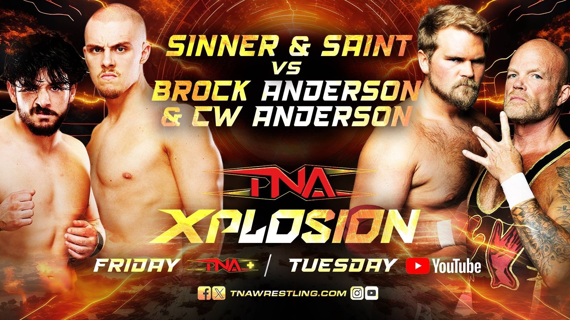 Sinner & Saint Battle The Andersons on Xplosion