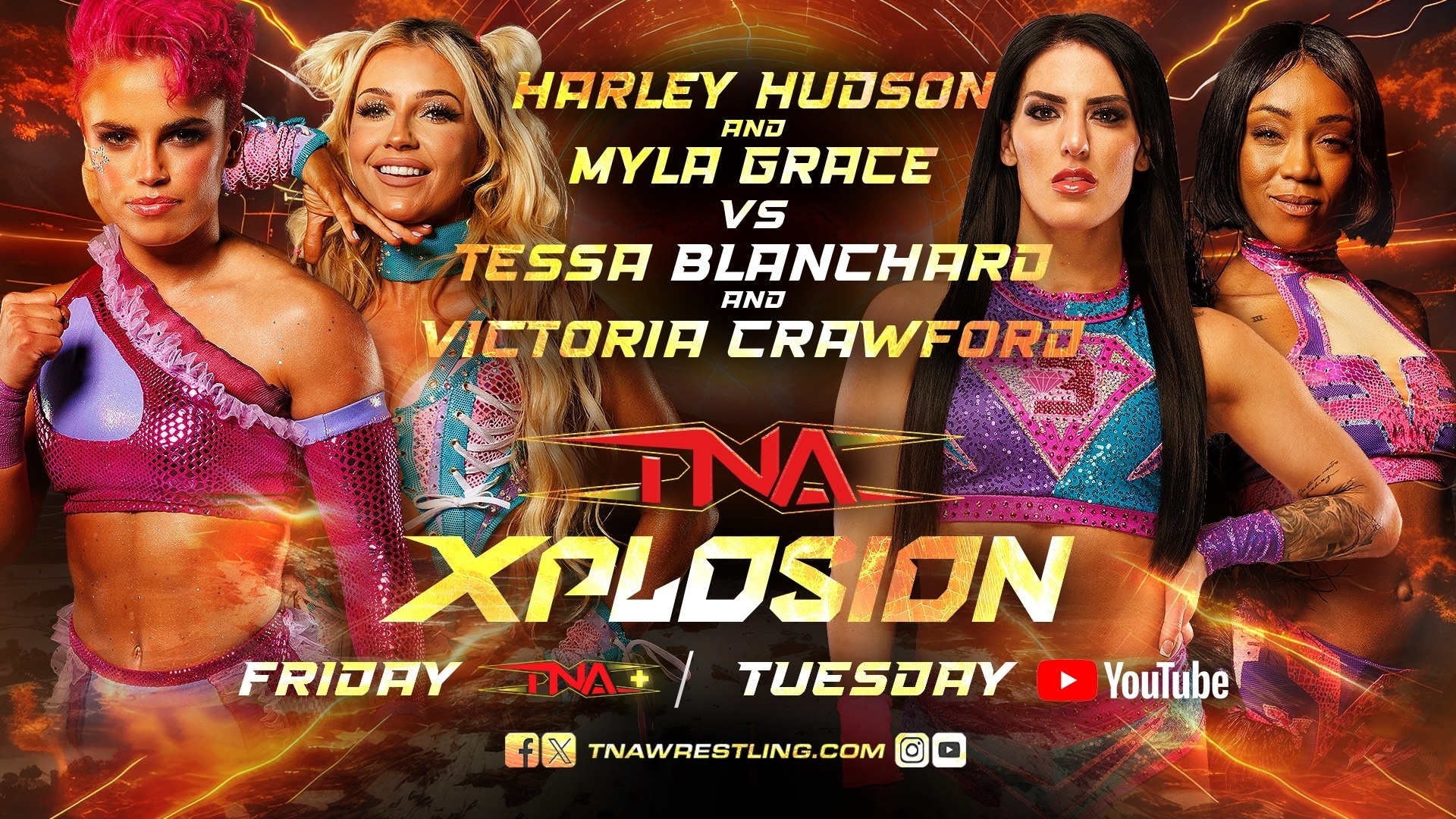 Tessa Blanchard & Victoria Crawford Clash With Myla Grace & Harley Hudson, Plus More on Xplosion