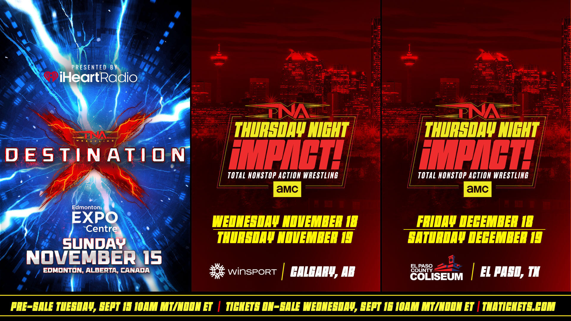 Ticket On-Sale Details For Final TNA Wrestling Events In 2026: Edmonton, Calgary & El Paso
