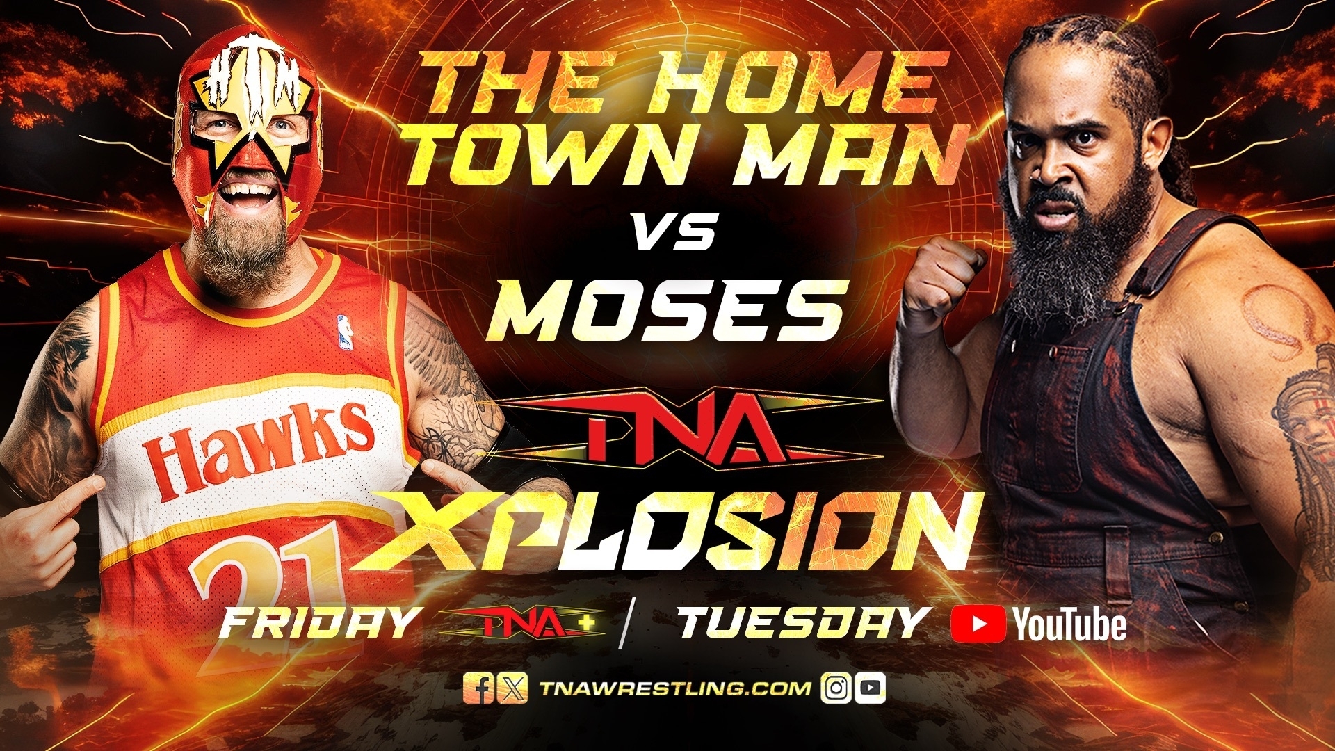 The Hometown Man battles Moses on TNA Xplosion