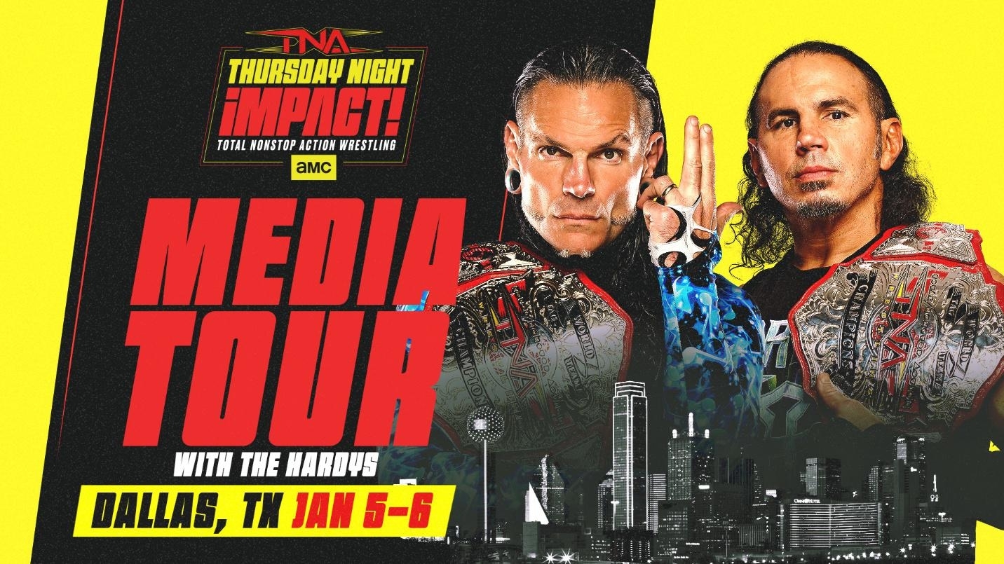 Pro Wrestling Legends Jeff & Matt Hardy Preview TNA Wrestling Live Events Coming To Dallas In January