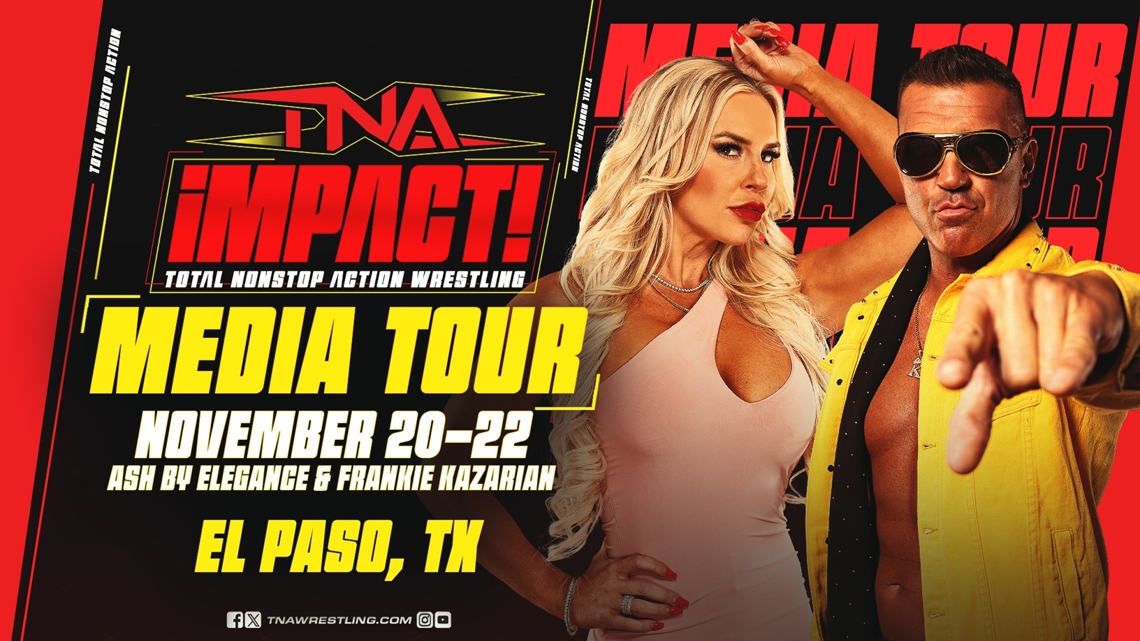TNA Wrestling Stars Visit El Paso To Preview Three Consecutive Nights Of Action-Packed Pro Wrestling December 5-7 At The El Paso County Coliseum