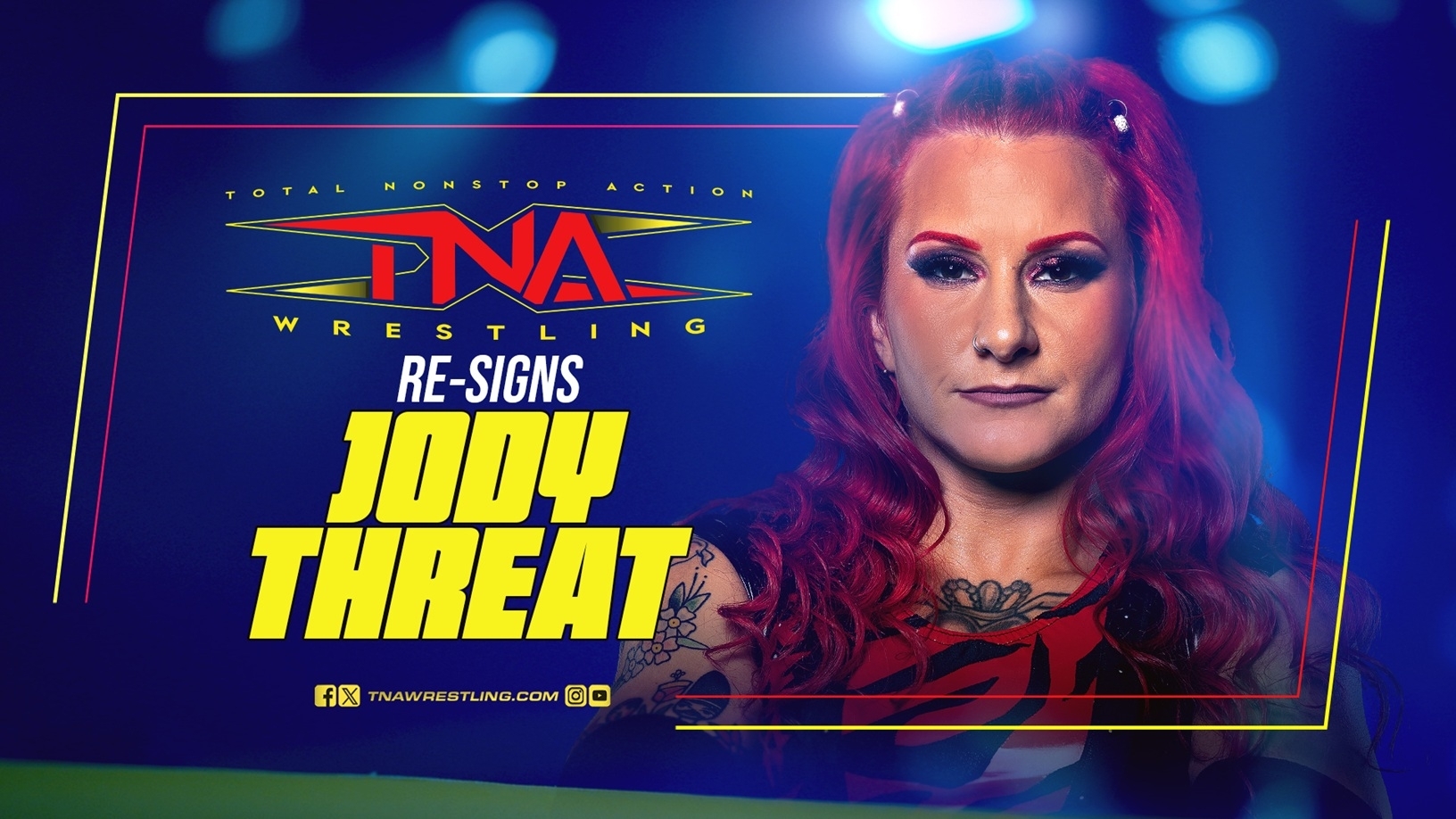 TNA Wrestling Re-Signs Jody Threat