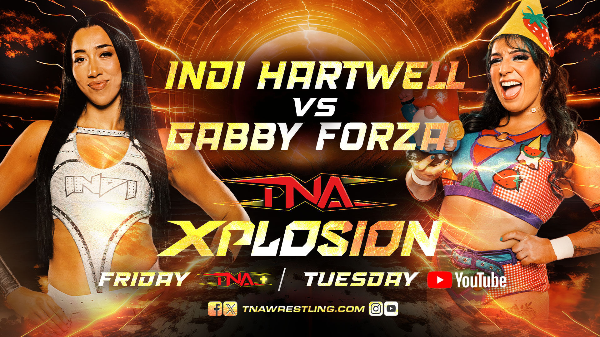 Indi Hartwell Collides with Gabby Forza on Xplosion