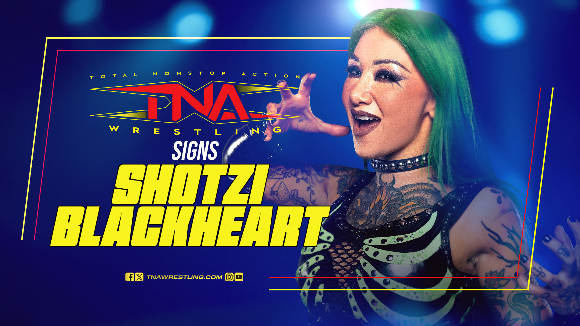 TNA Wrestling Signs Shotzi Blackheart