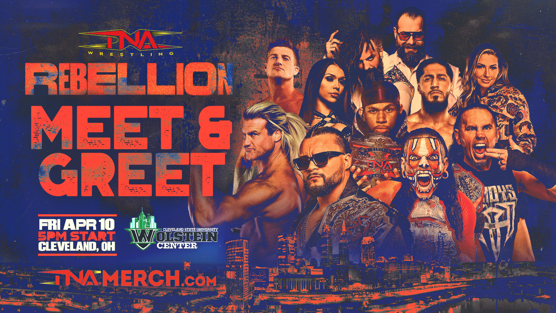 TNA Wrestling Announces Meet & Greet Schedules For April 10-11 at Wolstein Center in Cleveland