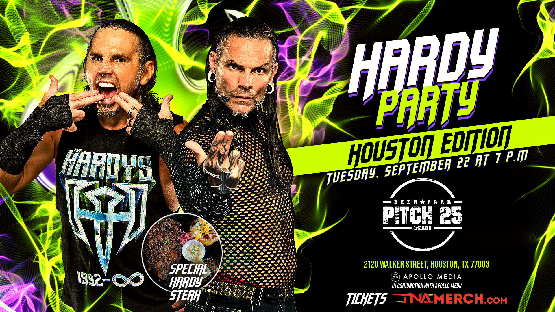 TNA Wrestling Brings HARDY PARTY To Houston & San Antonio - September 22 & 23