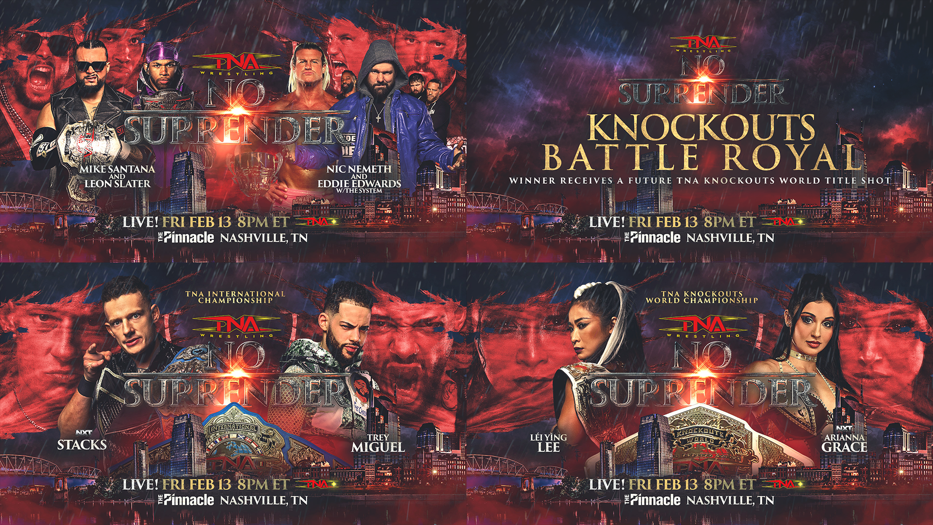 TNA No Surrender 2026 Live Results