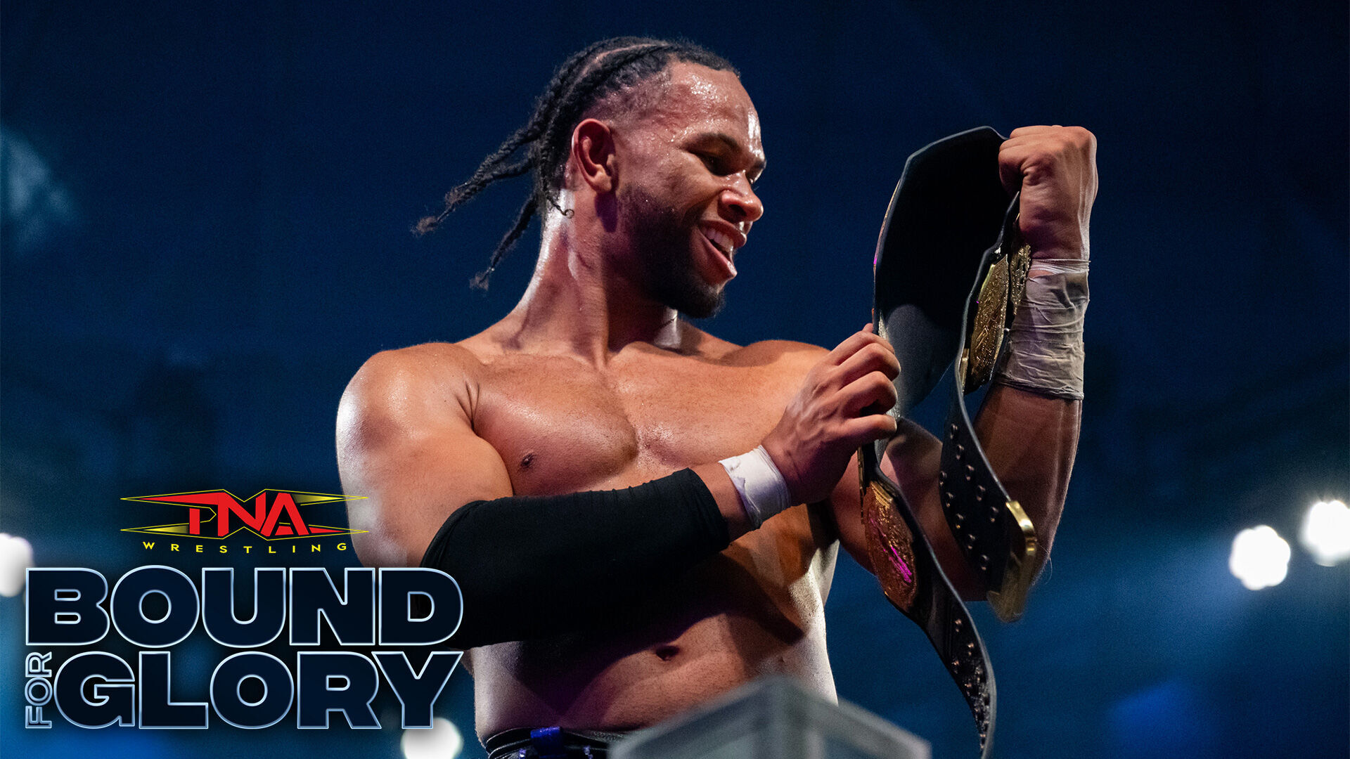 Photo: TNA Wrestling Leon Slater Becomes Youngest TNA World Champion at Bound For Glory