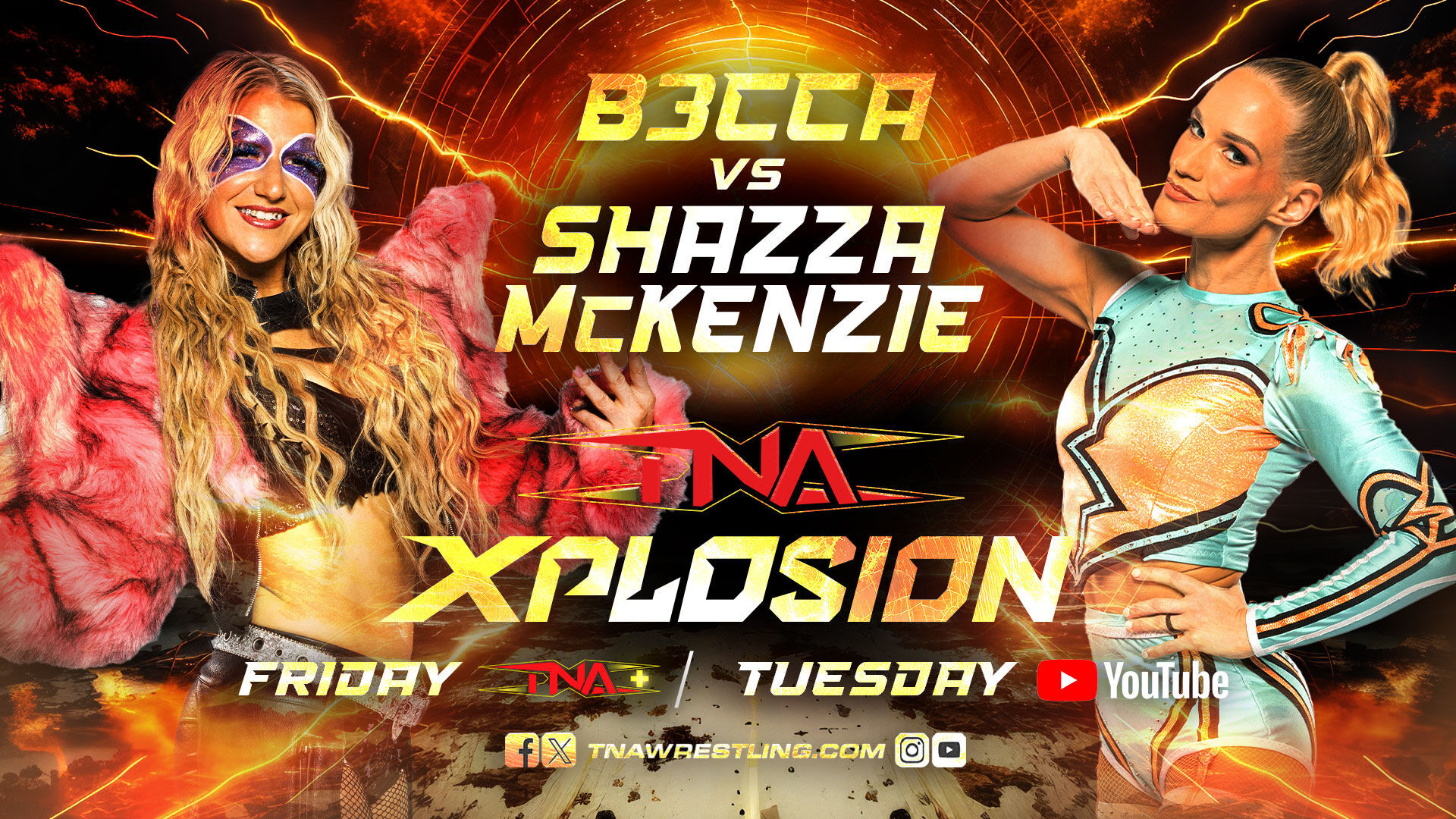 B3CCA Takes on Shazza McKenzie on Xplosion!