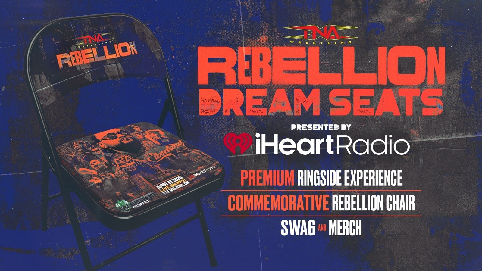 We’ve teamed up with iHeartRadio to bring Cleveland the ultimate ringside experience.