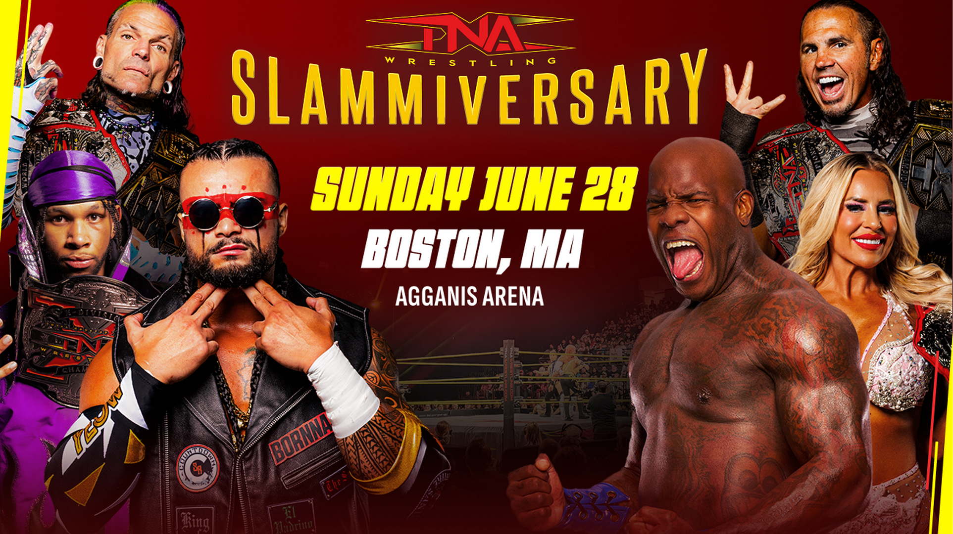 TNA Wrestling Presents Slammiversary, Live from Boston on Sunday, June 28