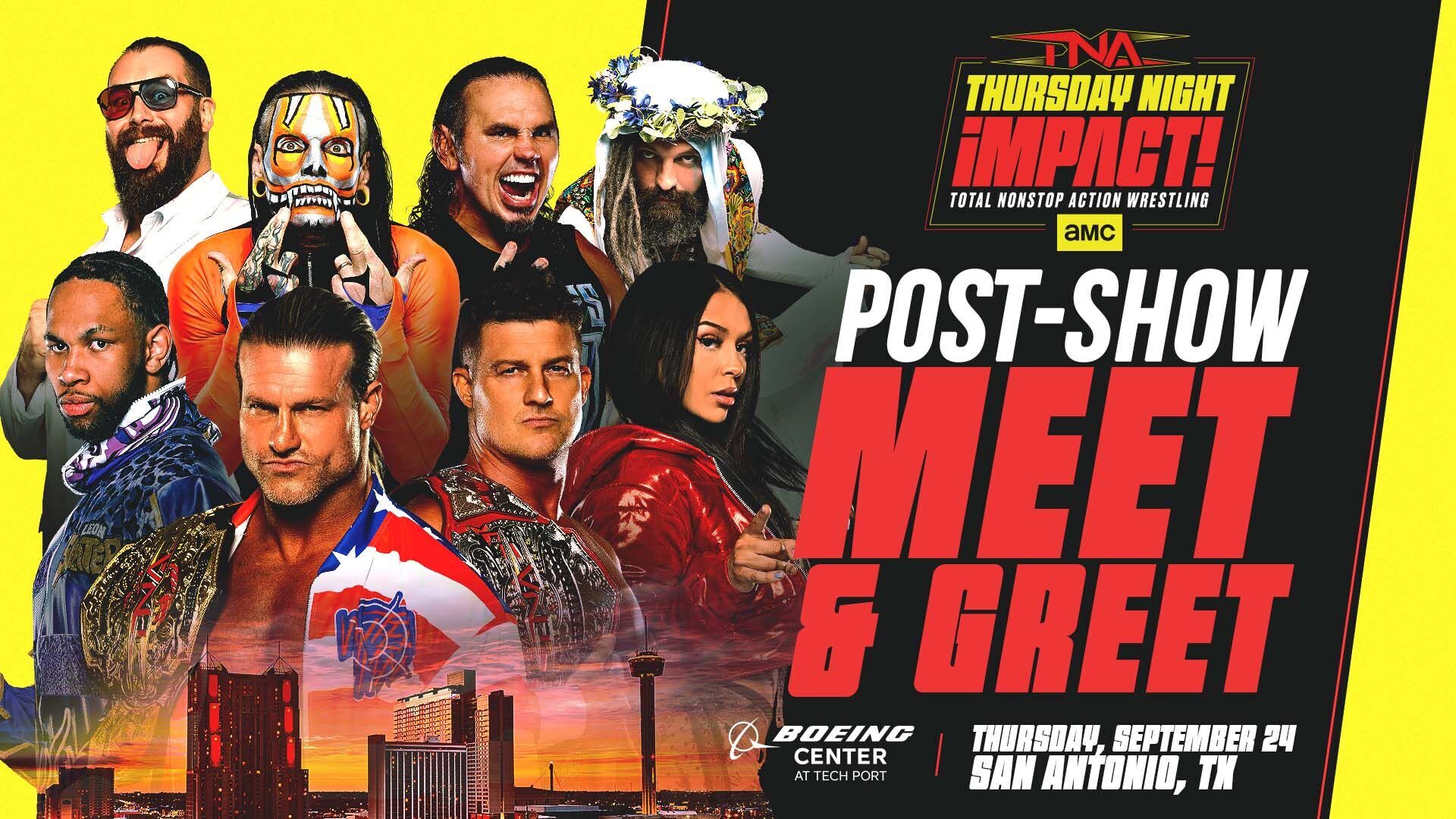 TNA Wrestling Announces Meet & Greet Schedules For September 24-25 at Boeing Center at Tech Port
