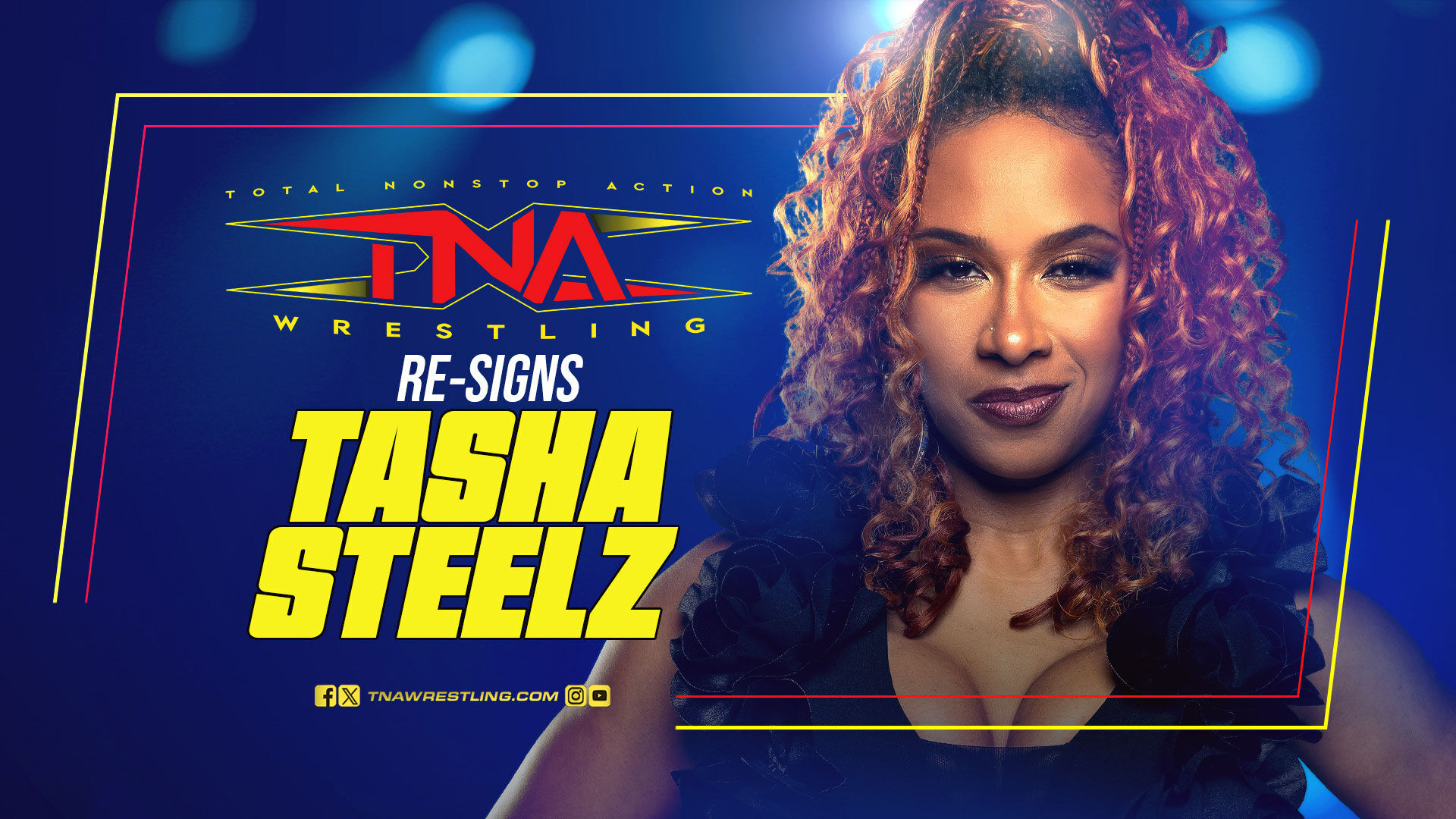 TNA Wrestling Re-Signs Tasha Steelz
