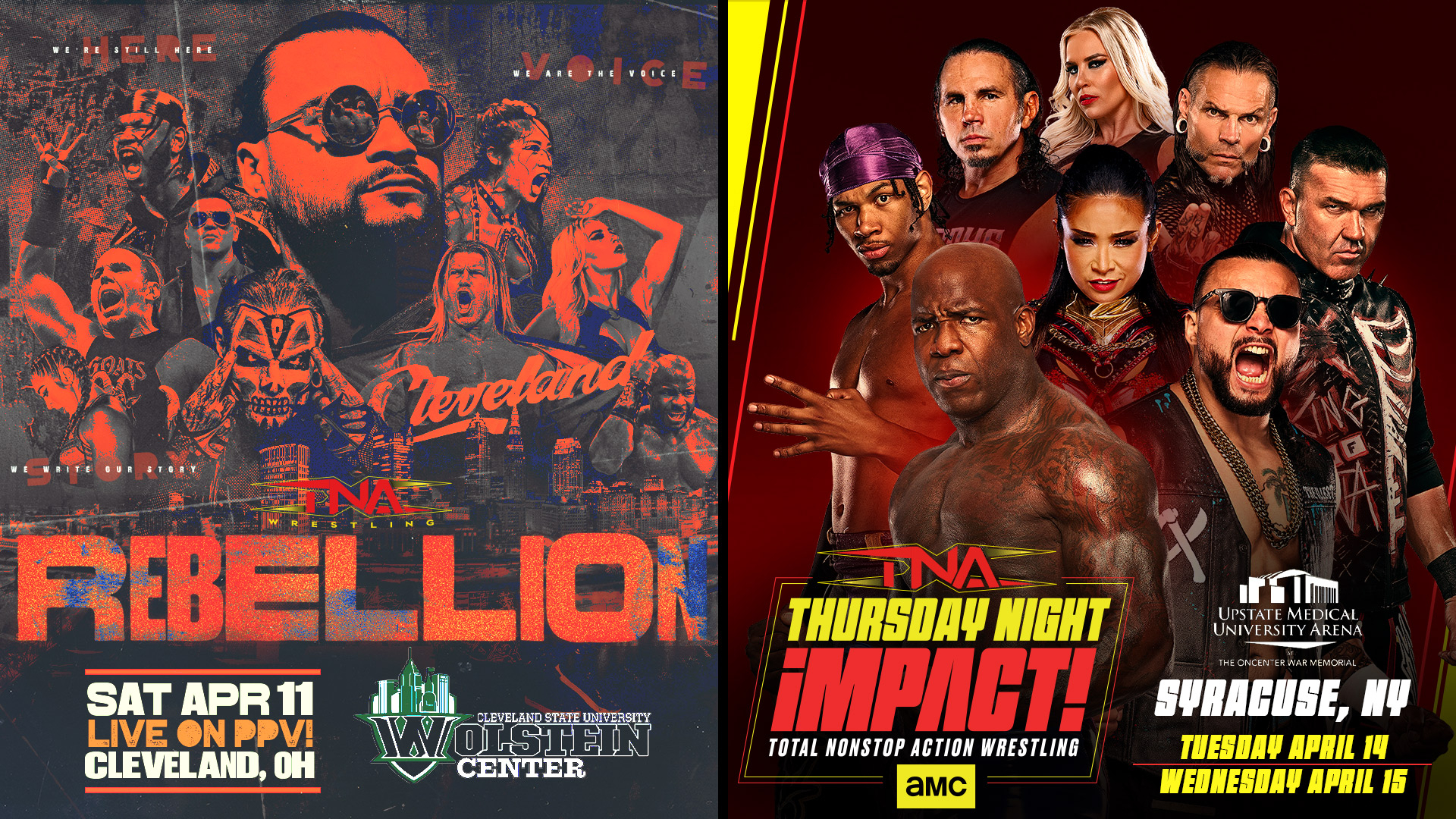 TNA Wrestling Makes Long-Awaited Return to Cleveland, Ohio & Syracuse, New York