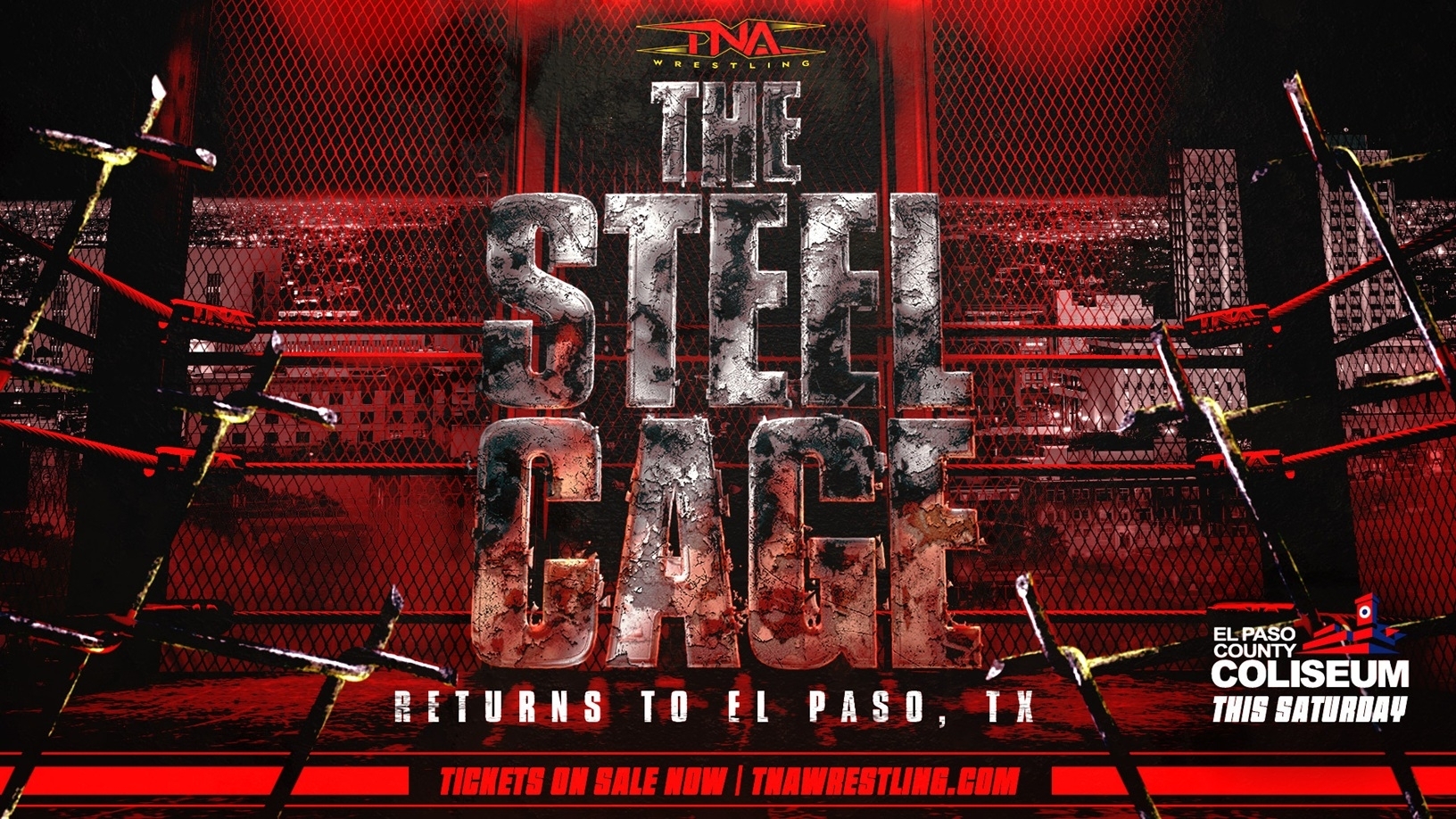 The Steel Cage Returns This Saturday in El Paso, Texas