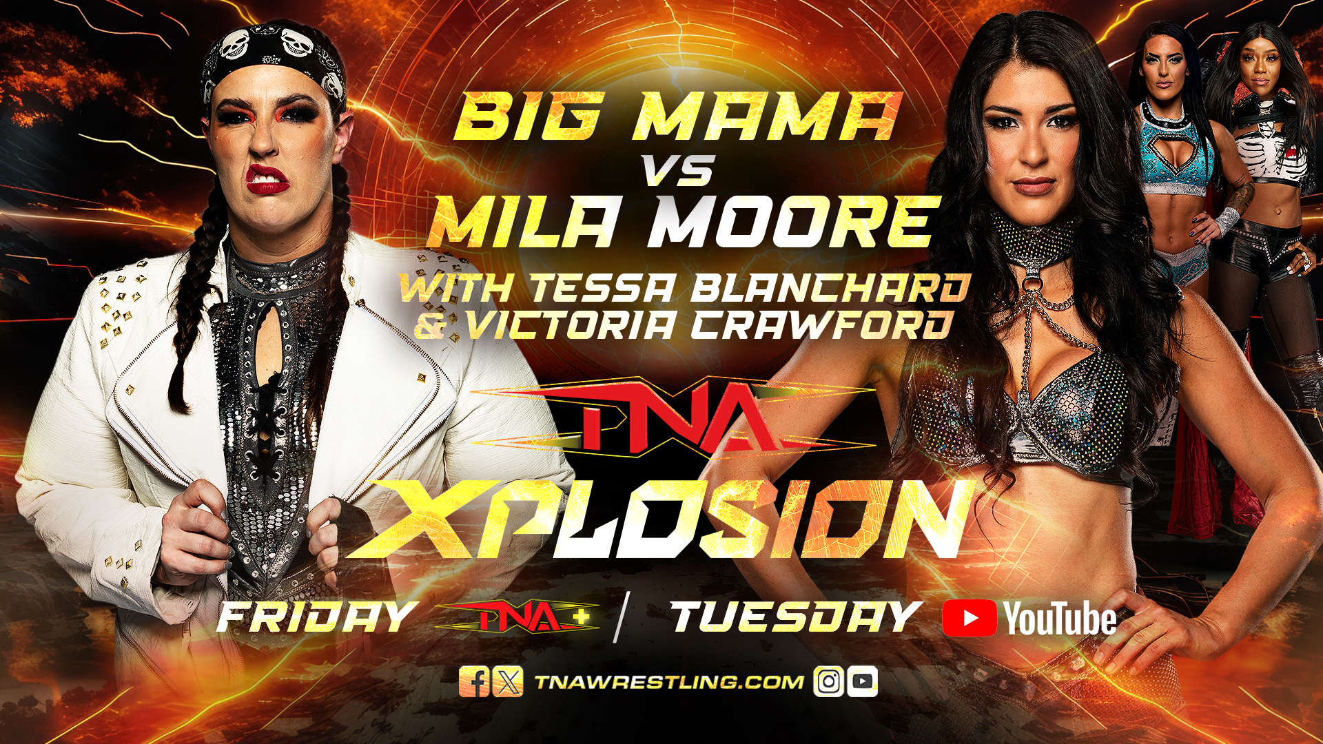 Mila Moore takes on Big Mama on Xplosion