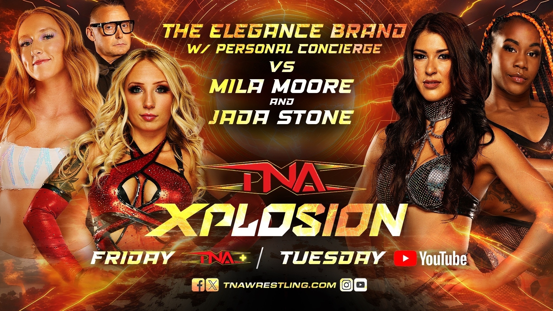 The Elegance Brand Take On Mila Moore & Jada Stone on Xplosion