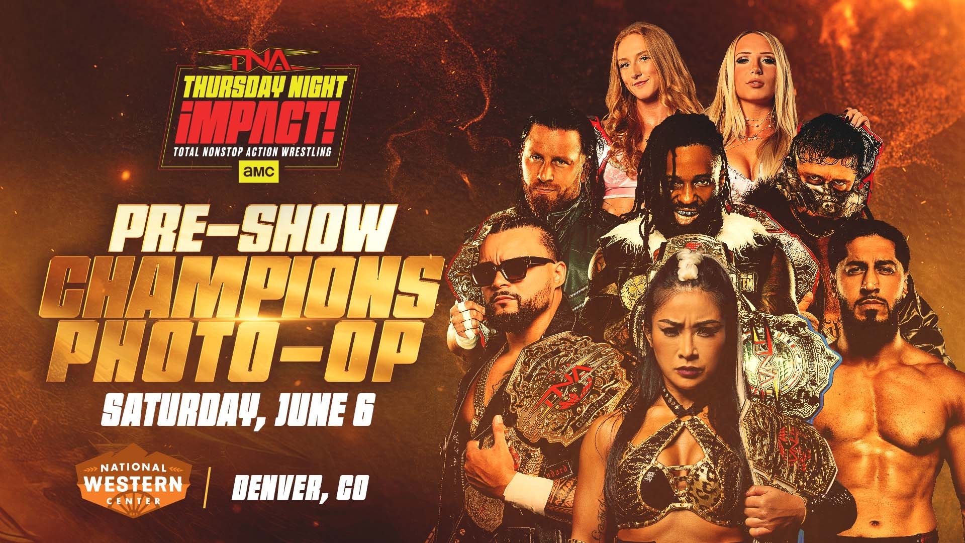 TNA Wrestling Announces Meet & Greet Schedules For June 6-7 at National Western Center