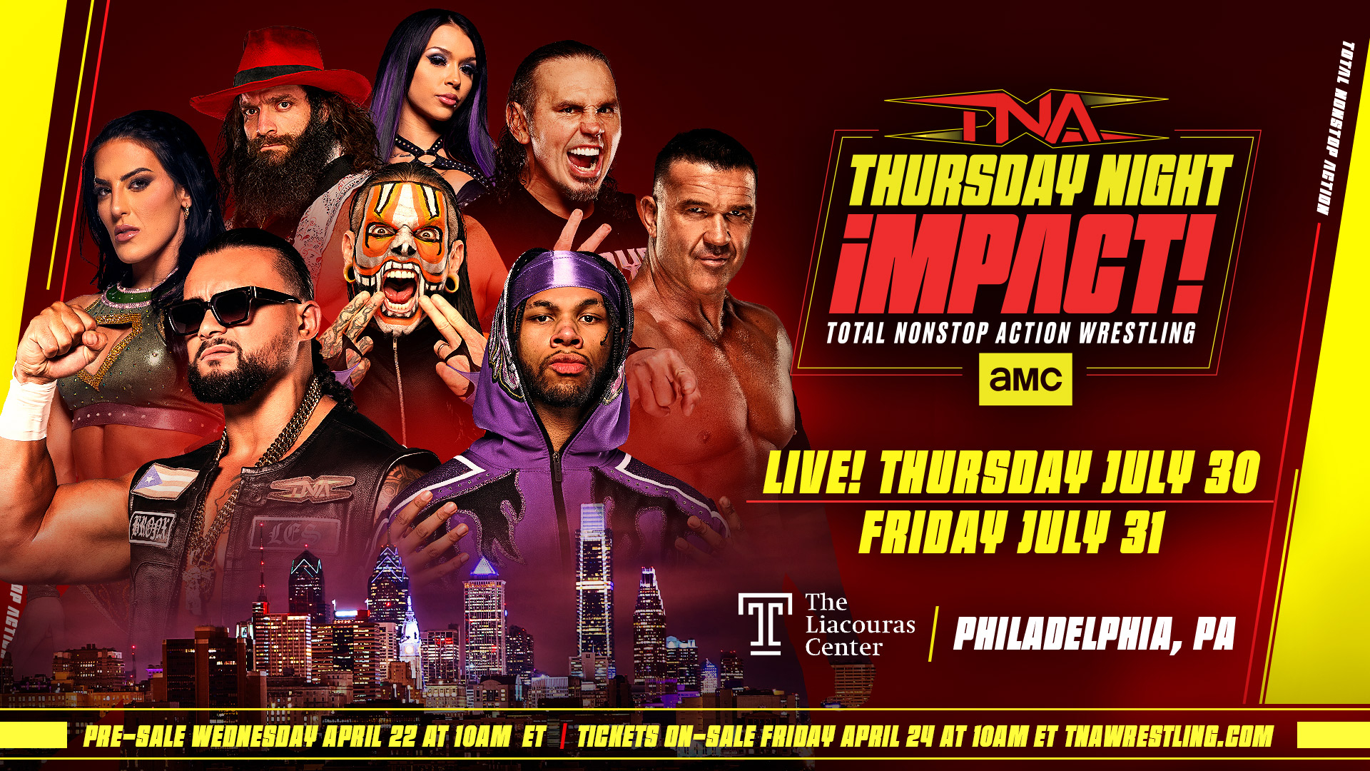 TNA Wrestling Returns to Philadelphia for Two Nights of Action