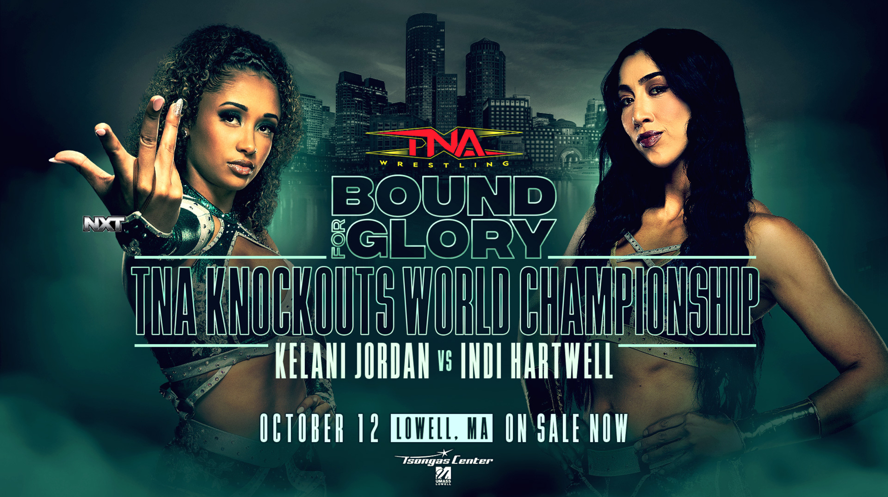 Indi Hartwell Challenges NXT's Kelani Jordan for the TNA Knockouts World Championship at Bound For Glory