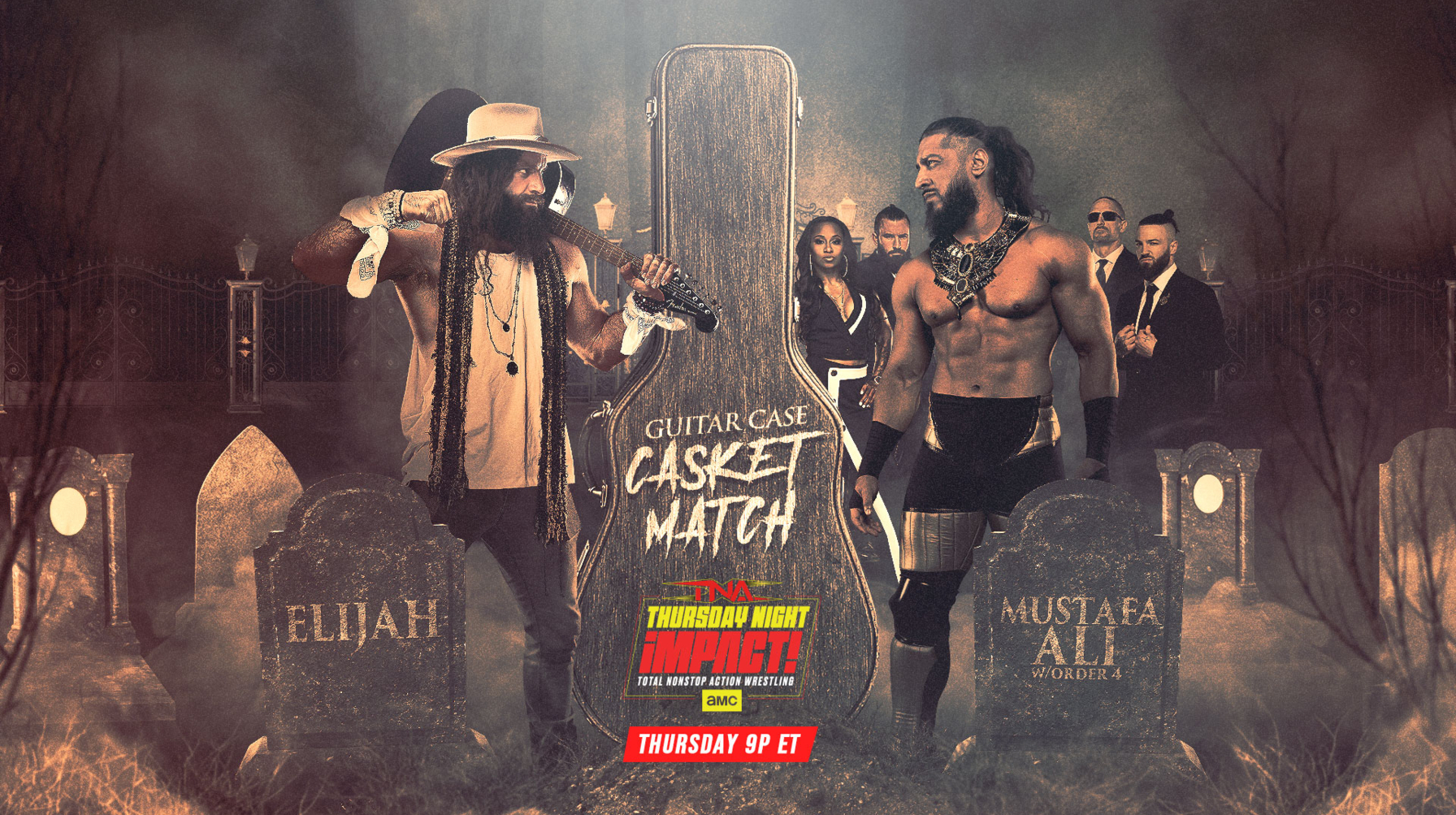 The Sounds of Nashville: TNA Wrestling Presents First-Ever Guitar Case Casket Match
