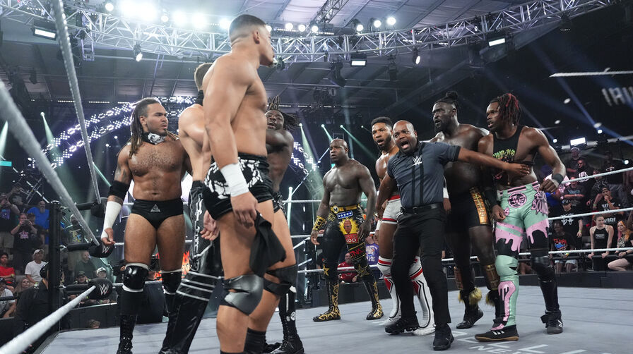 Trick Williams, Moose, Oba Femi & Je'Von Evans Fall to DarkState on WWE NXT