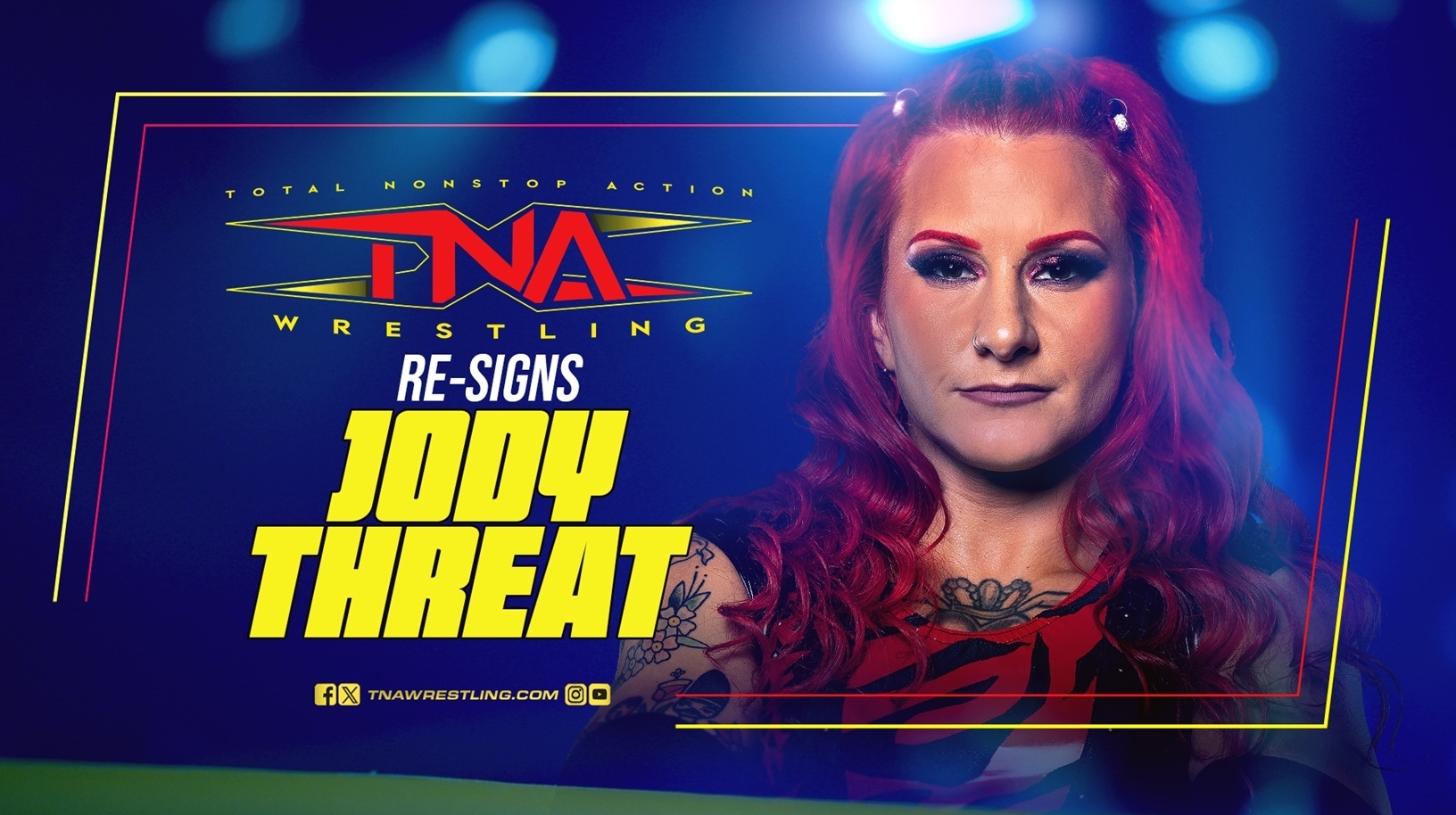 TNA Wrestling Re-Signs Jody Threat