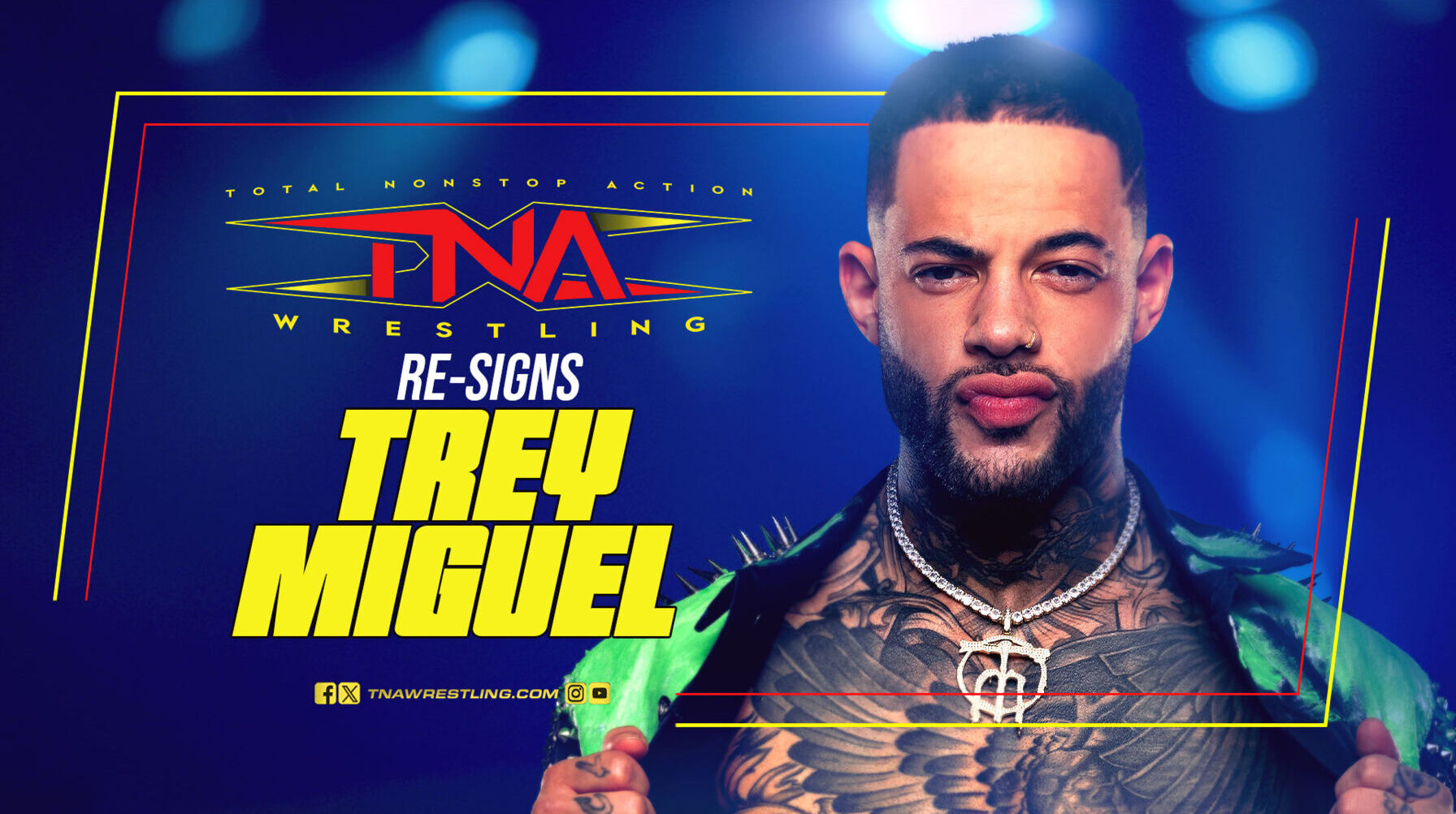 TNA Wrestling Re-Signs Trey Miguel