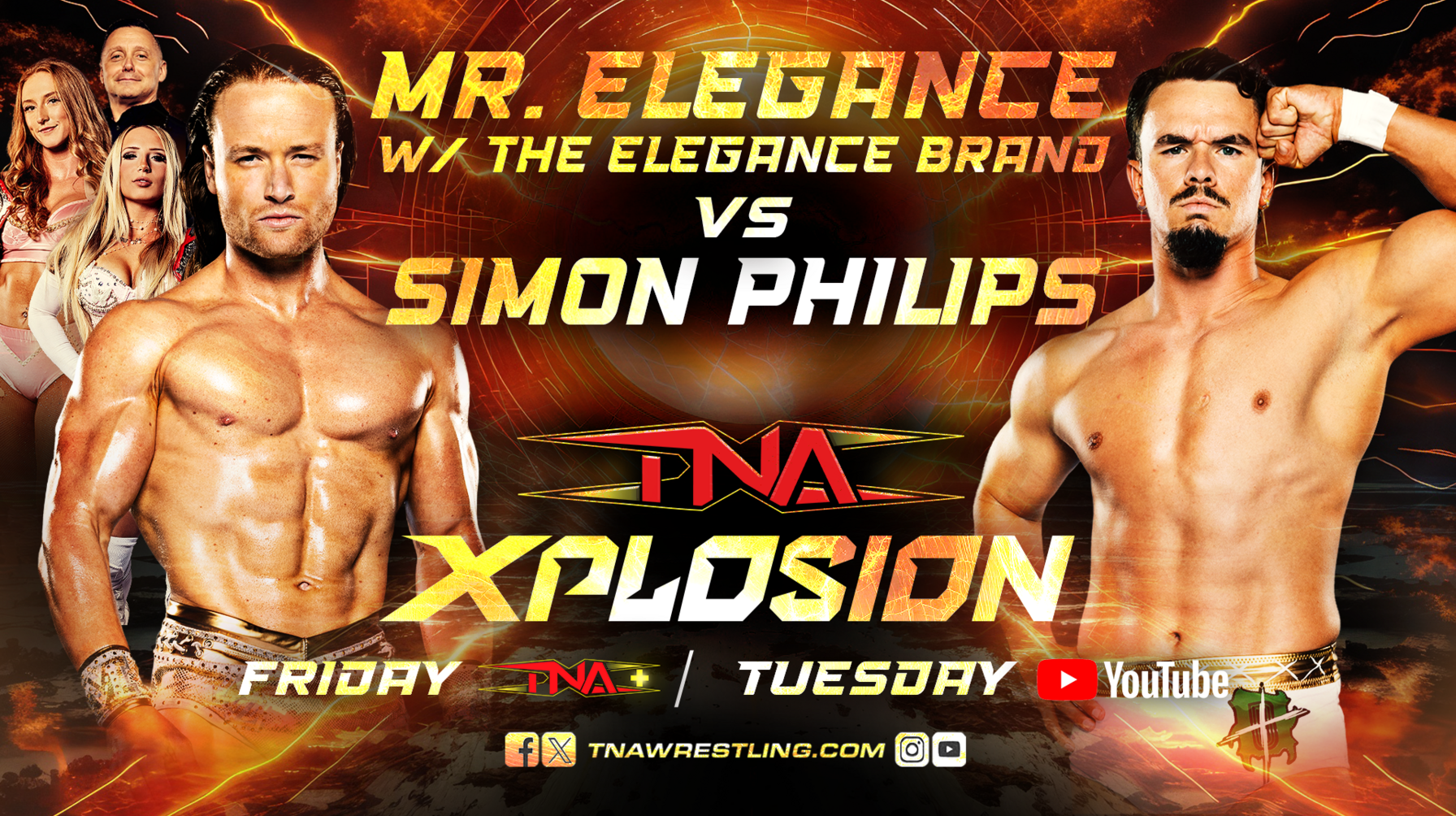 Mr. Elegance faces Simon Philips on Xplosion