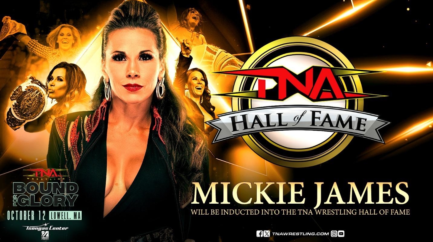 Mickie James Will Be Inducted Into The TNA Wrestling Hall of Fame On Sunday, October 12 at Bound For Glory