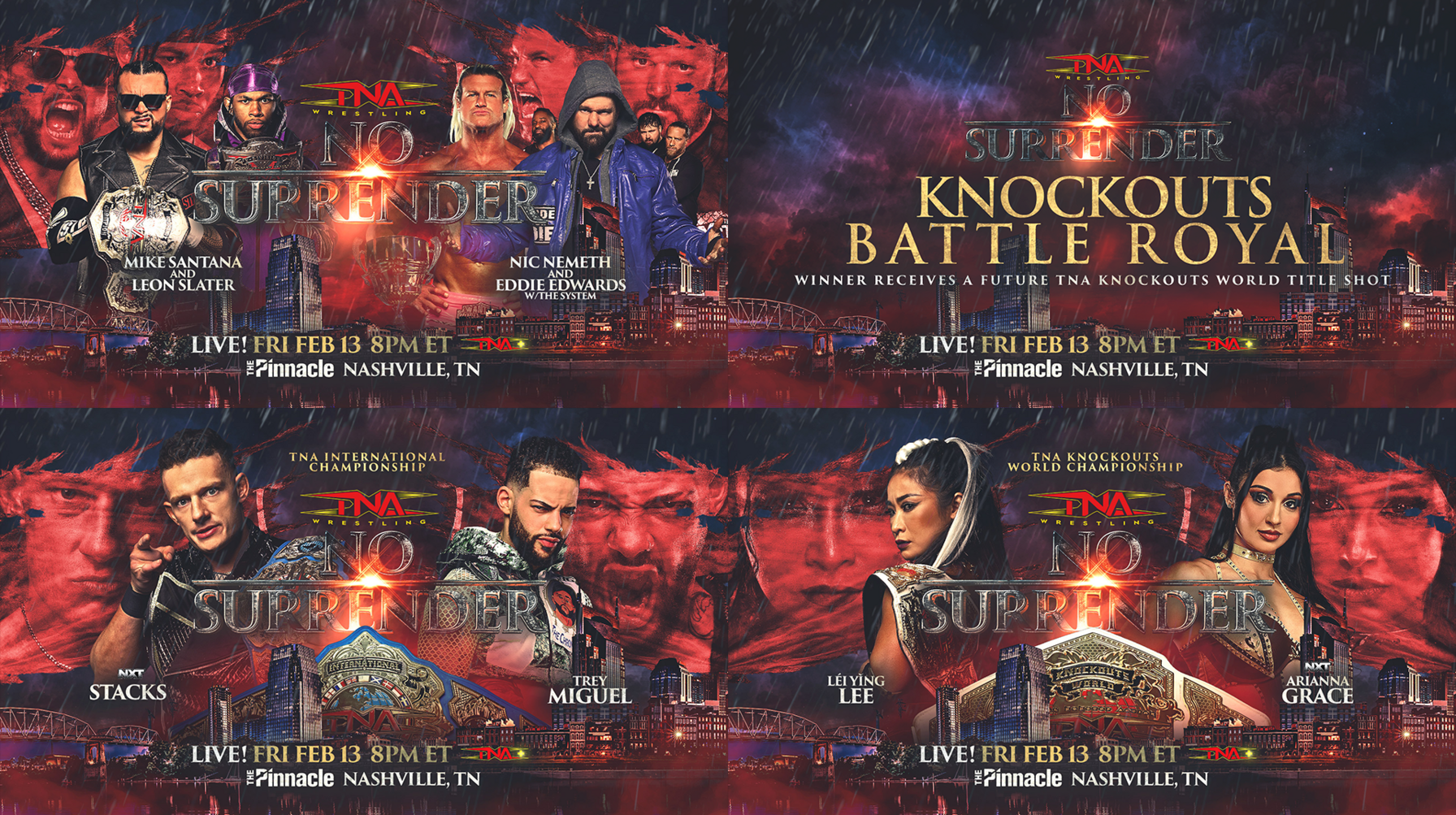 TNA No Surrender 2026 Live Results