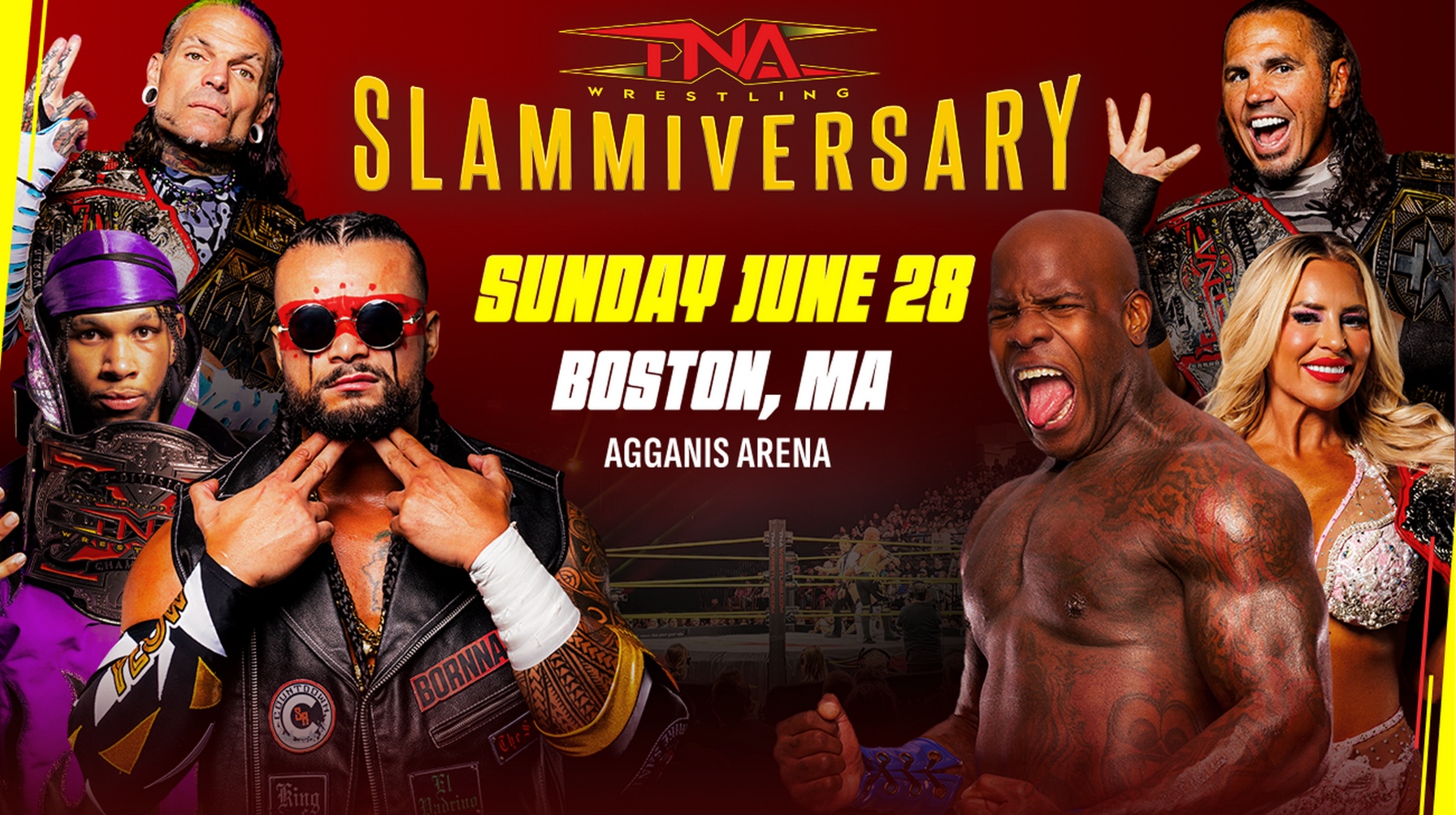 TNA Wrestling Presents Slammiversary, Live from Boston on Sunday, June 28