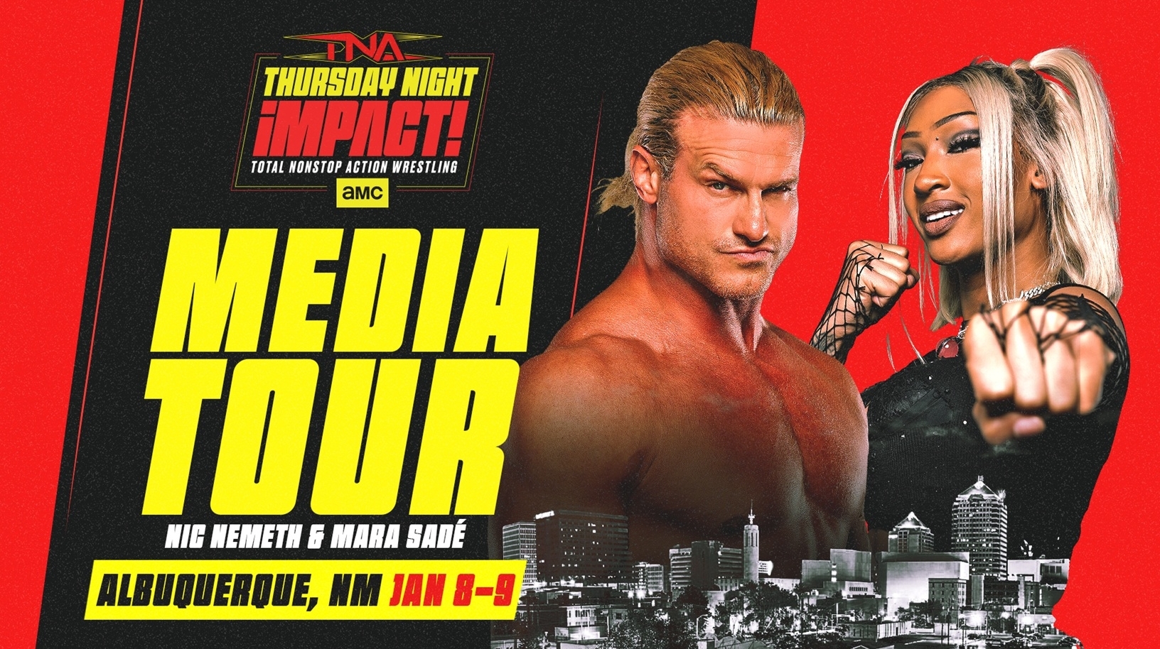 TNA Wrestling Debut In Albuquerque: Thursday & Friday, January 22-23 At Tingley Coliseum