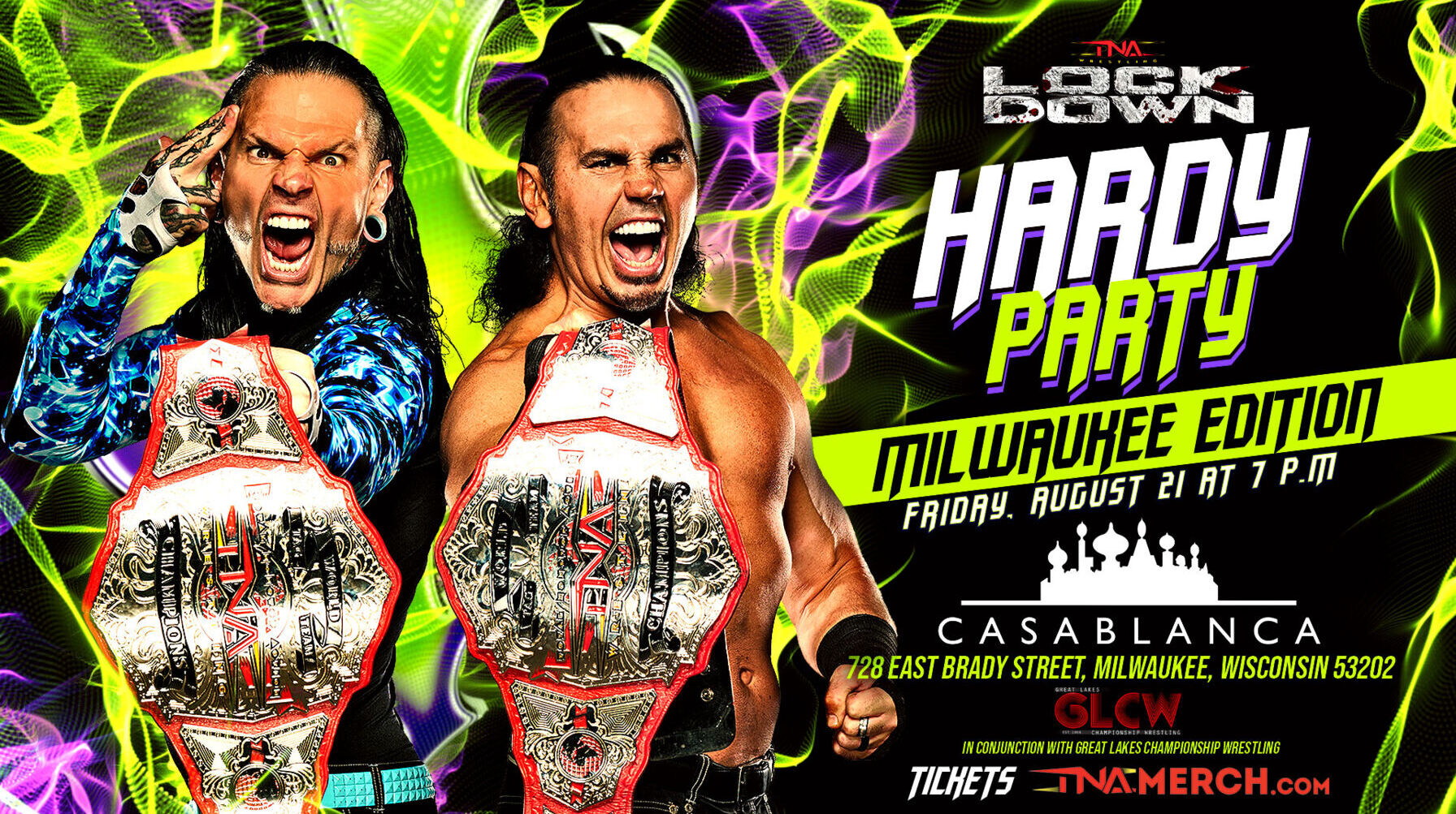 Hardy Party In MILWAUKEE on Friday, August 21, at Casablanca Restaurant