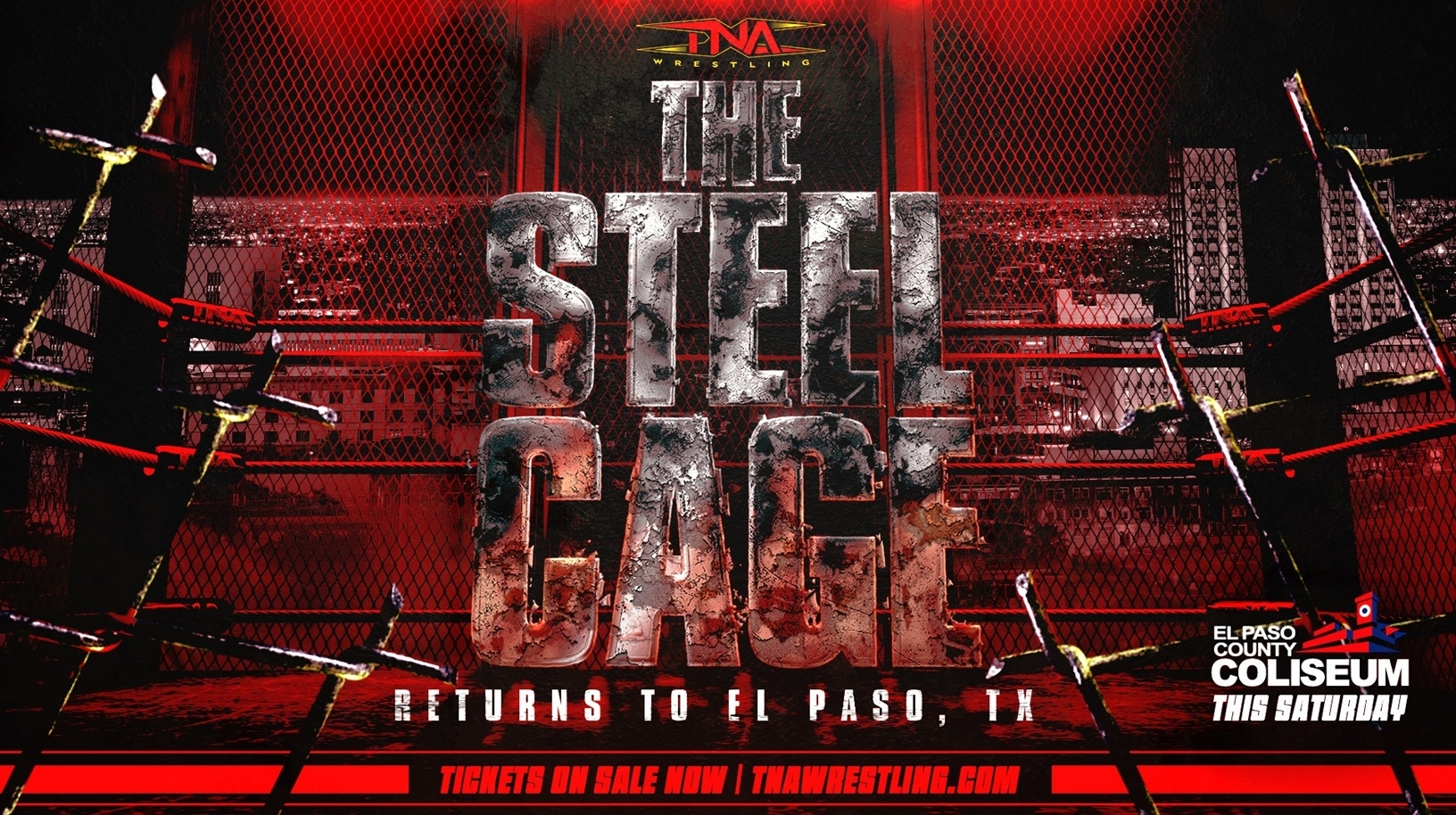 The Steel Cage Returns This Saturday in El Paso, Texas