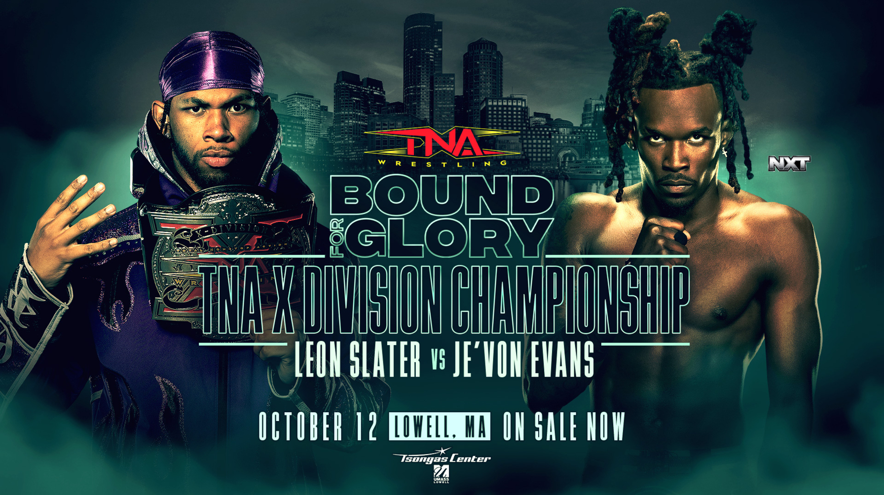 Leon Slater Defends Against NXT's Je'Von Evans in X-Division Title Dream Match at Bound For Glory
