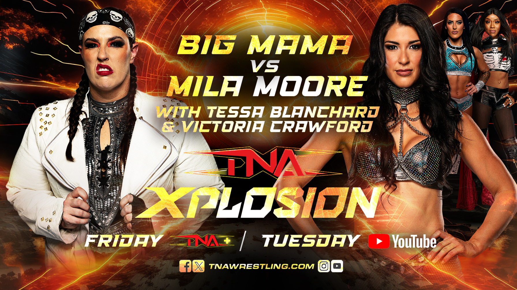 Mila Moore takes on Big Mama on Xplosion