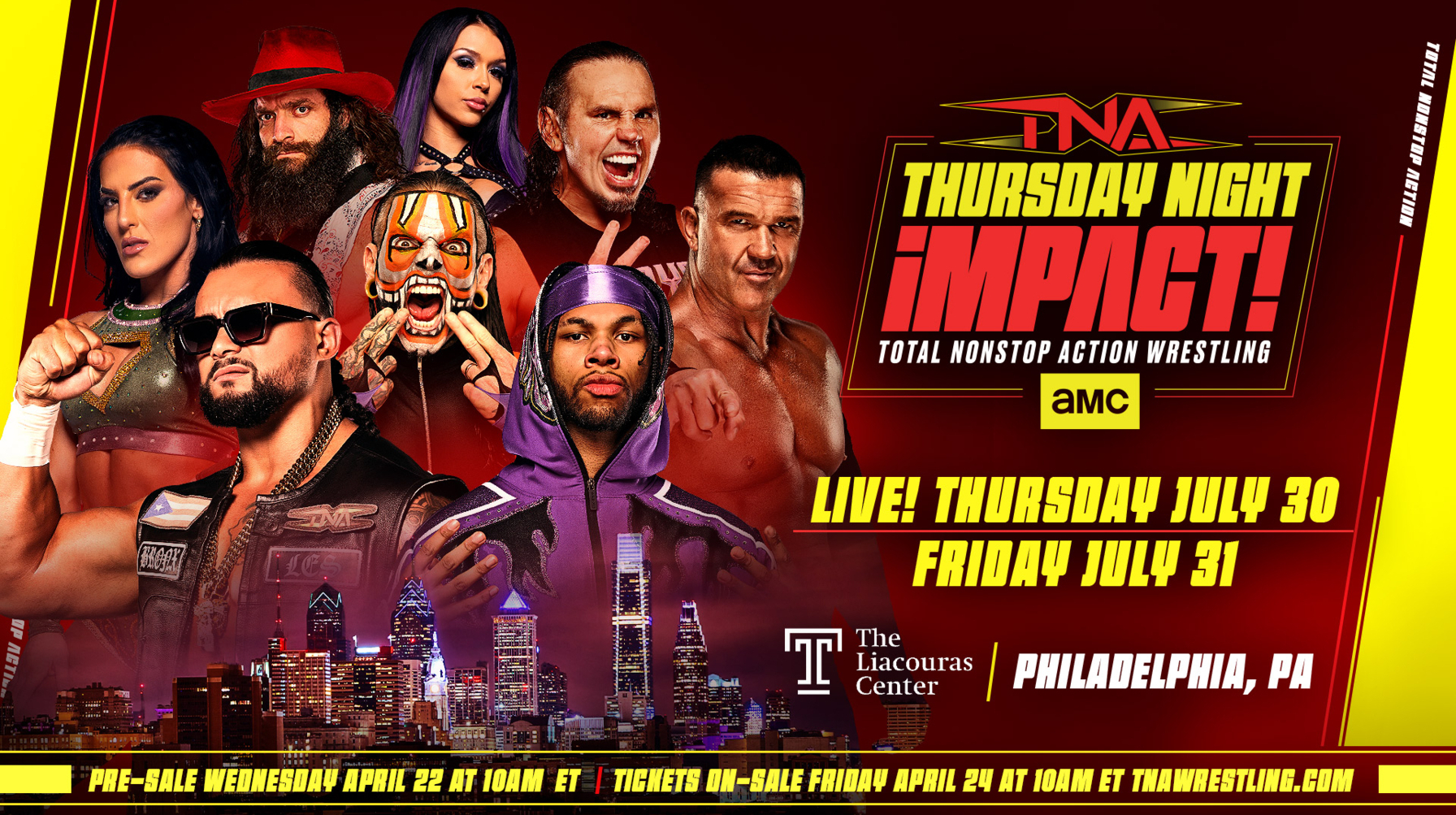 TNA Wrestling Returns to Philadelphia for Two Nights of Action