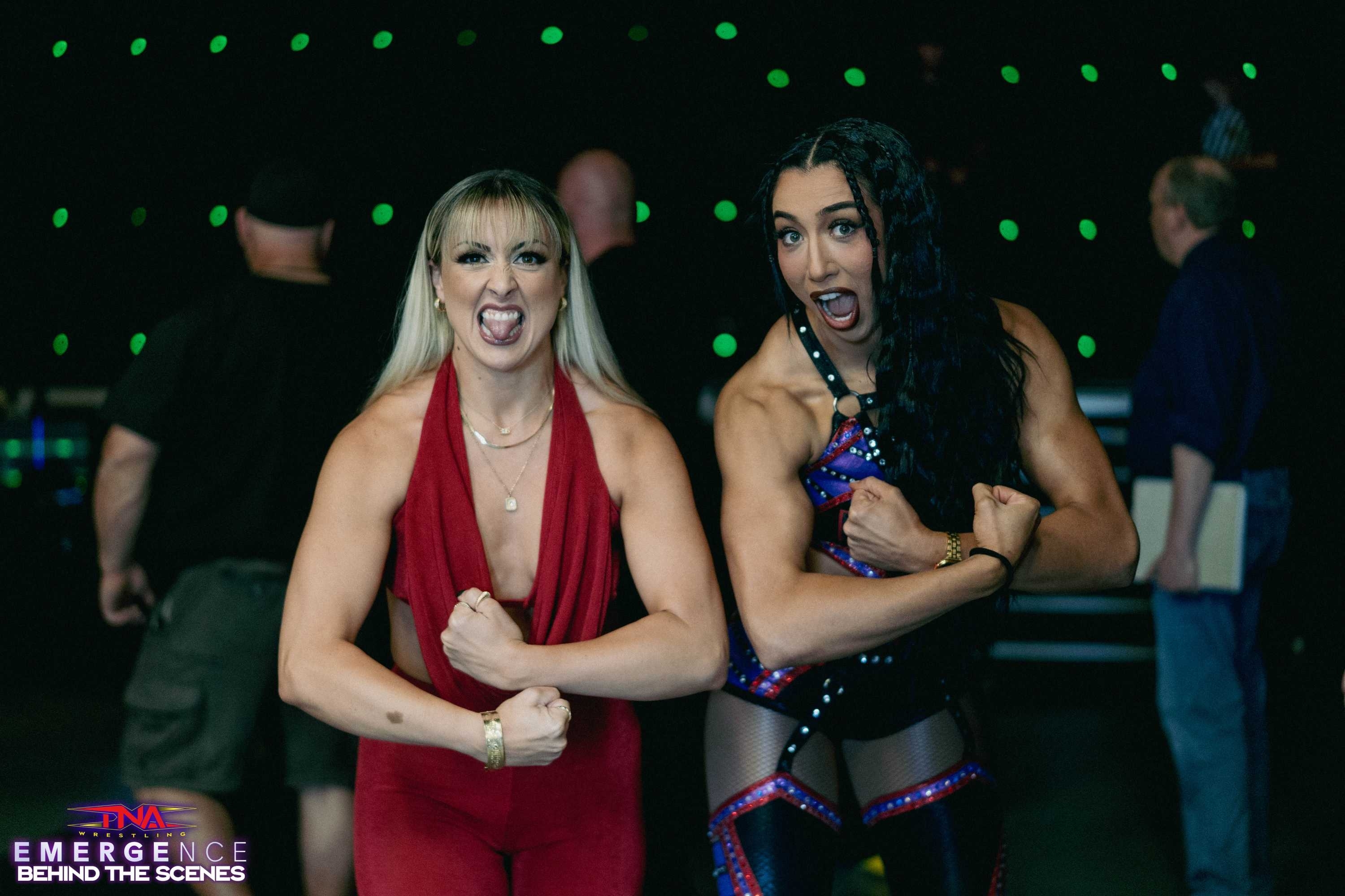 Behind the Scenes: The Stars of TNA Wrestling Shine at Emergence