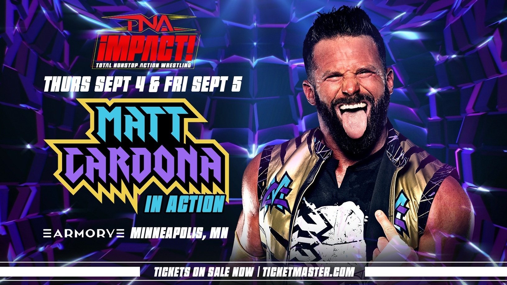 Lineup for TNA iMPACT! September 4-5 in Minneapolis, MN | TNA