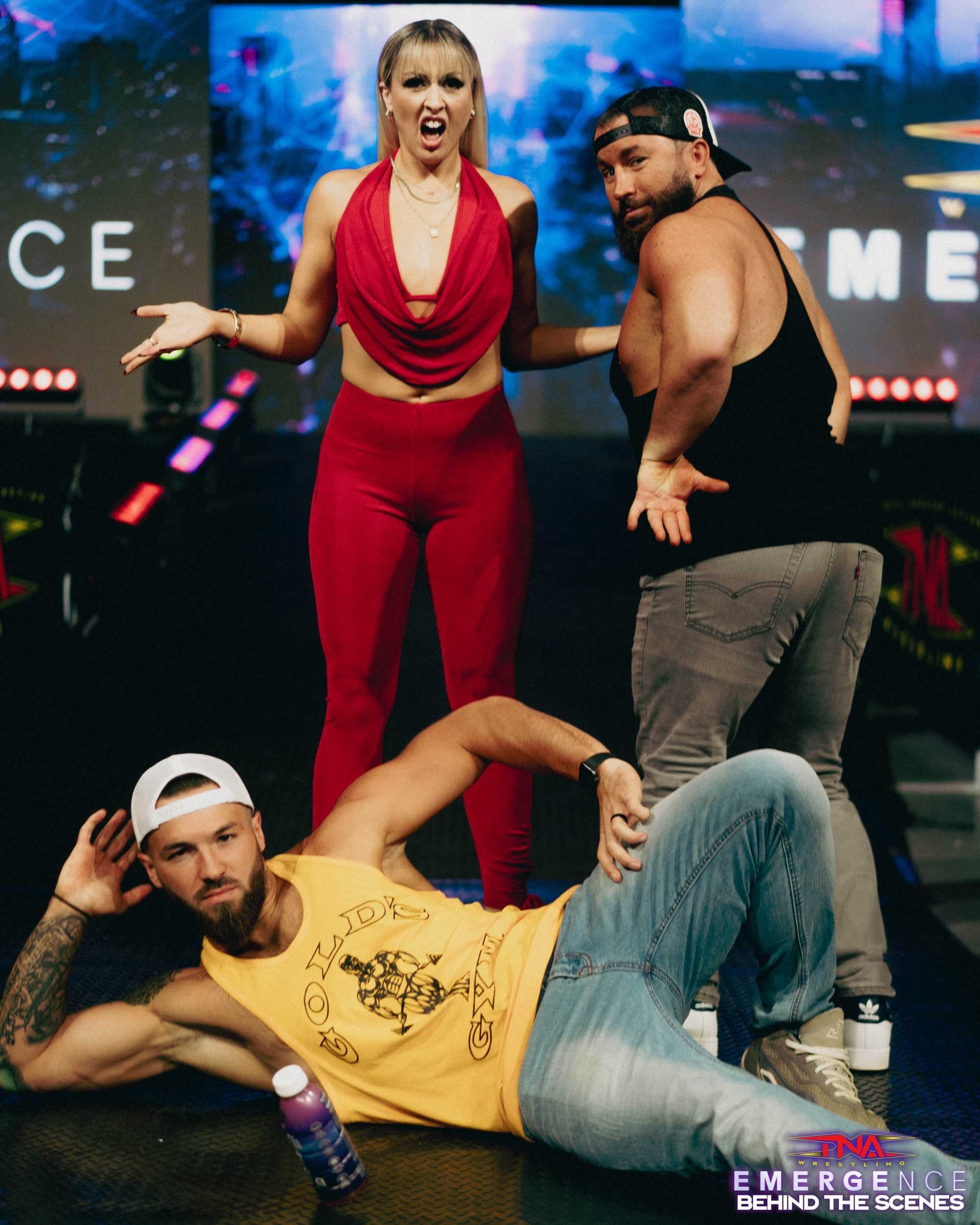 Behind the Scenes: The Stars of TNA Wrestling Shine at Emergence