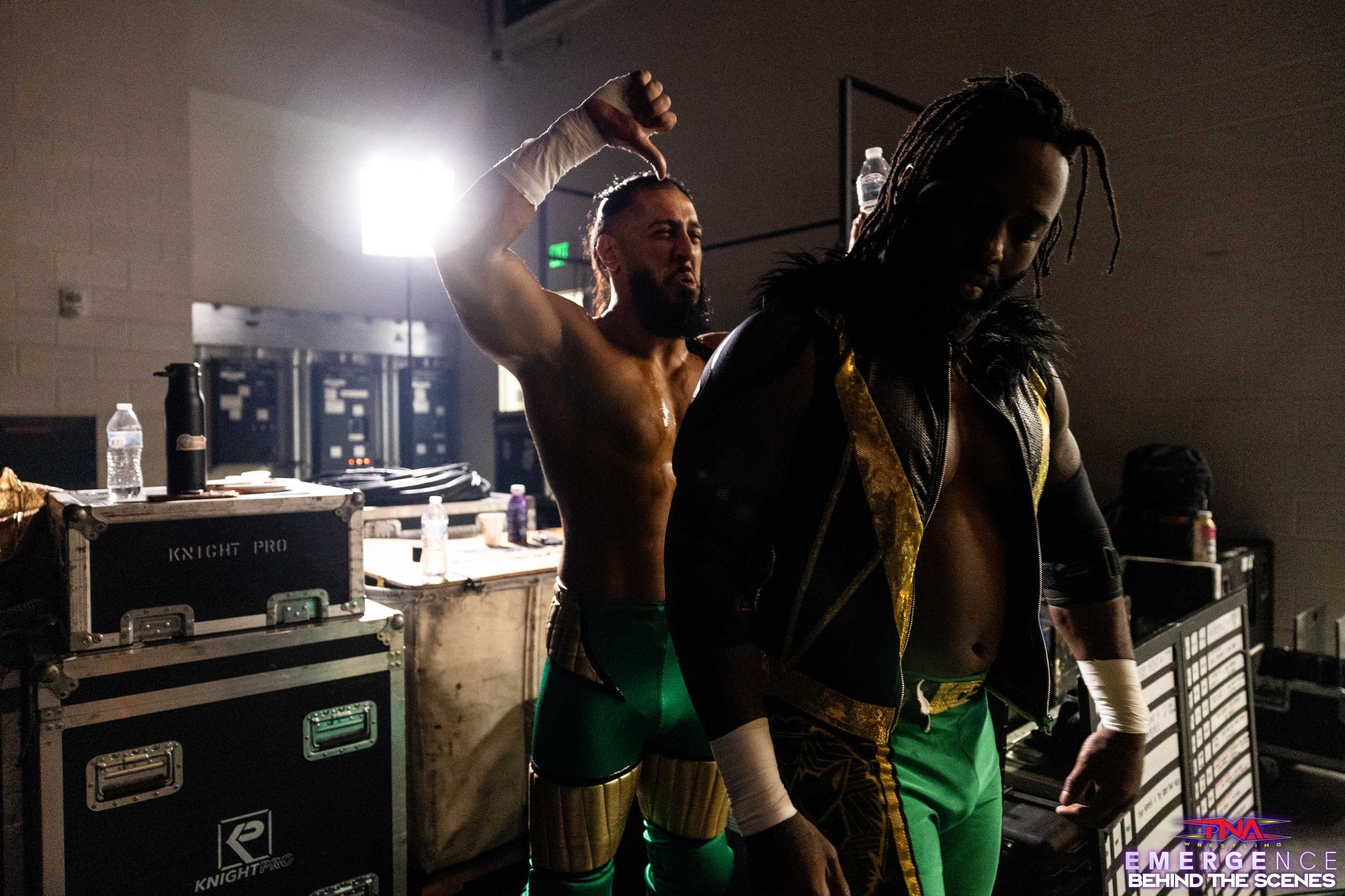 Behind the Scenes: The Stars of TNA Wrestling Shine at Emergence